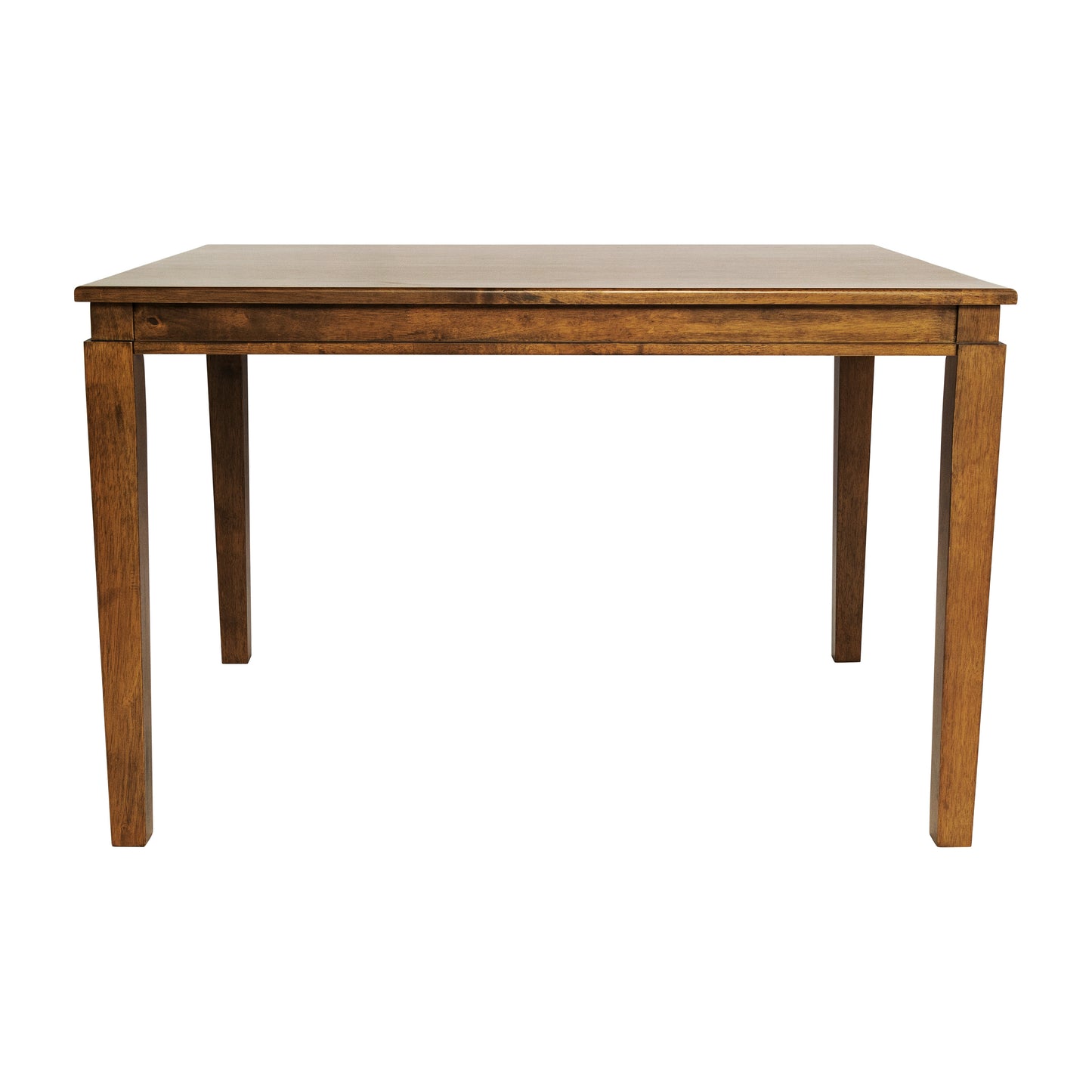 Henry 47" Solid Wood Dining Table, Commercial Grade Heavy Duty Rectangle Wood Table for 4, Brown Matte Finish Brown Matte