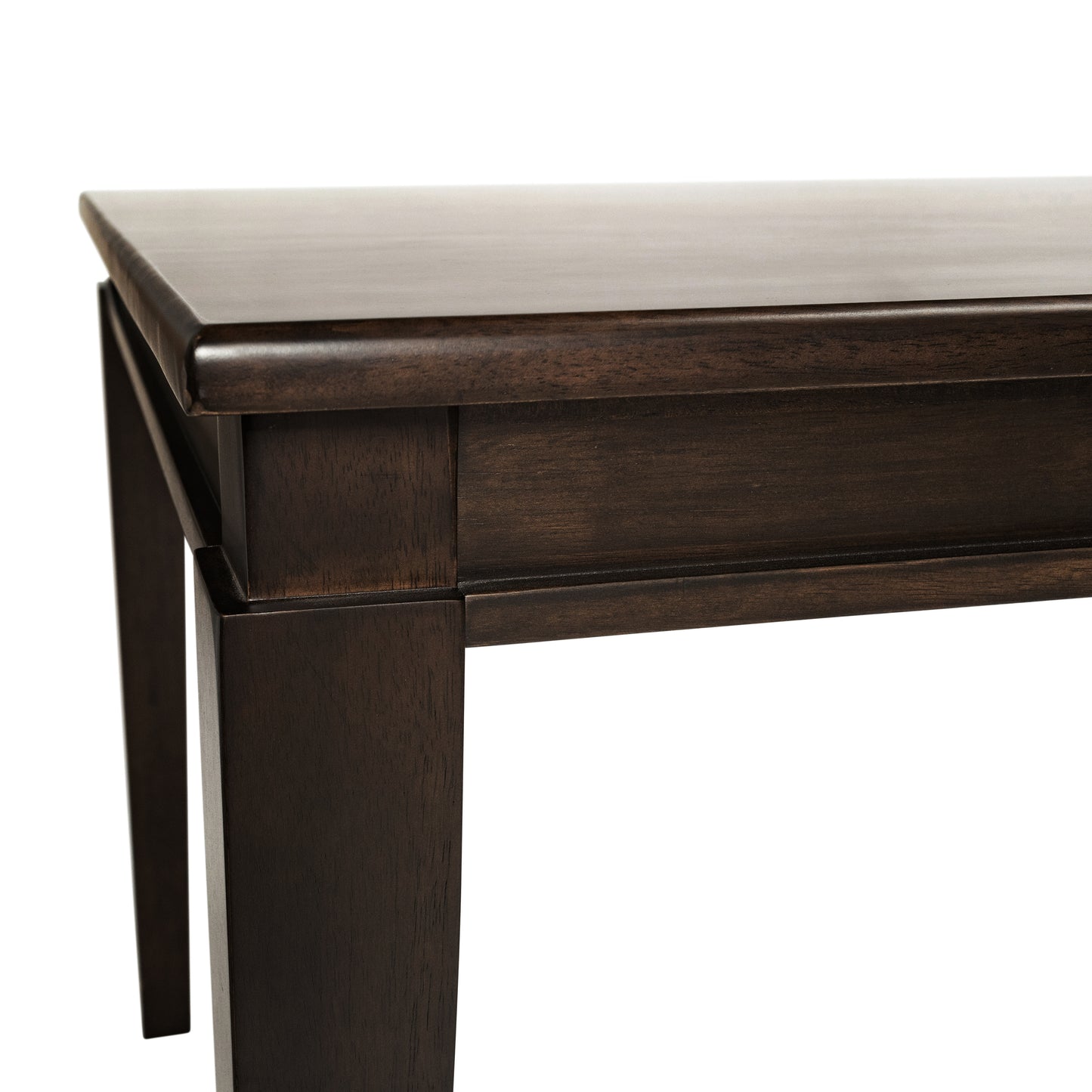 Henry 47" Solid Wood Dining Table, Commercial Grade Heavy Duty Rectangle Wood Table for 4, Wenge Matte Finish Wenge Matte
