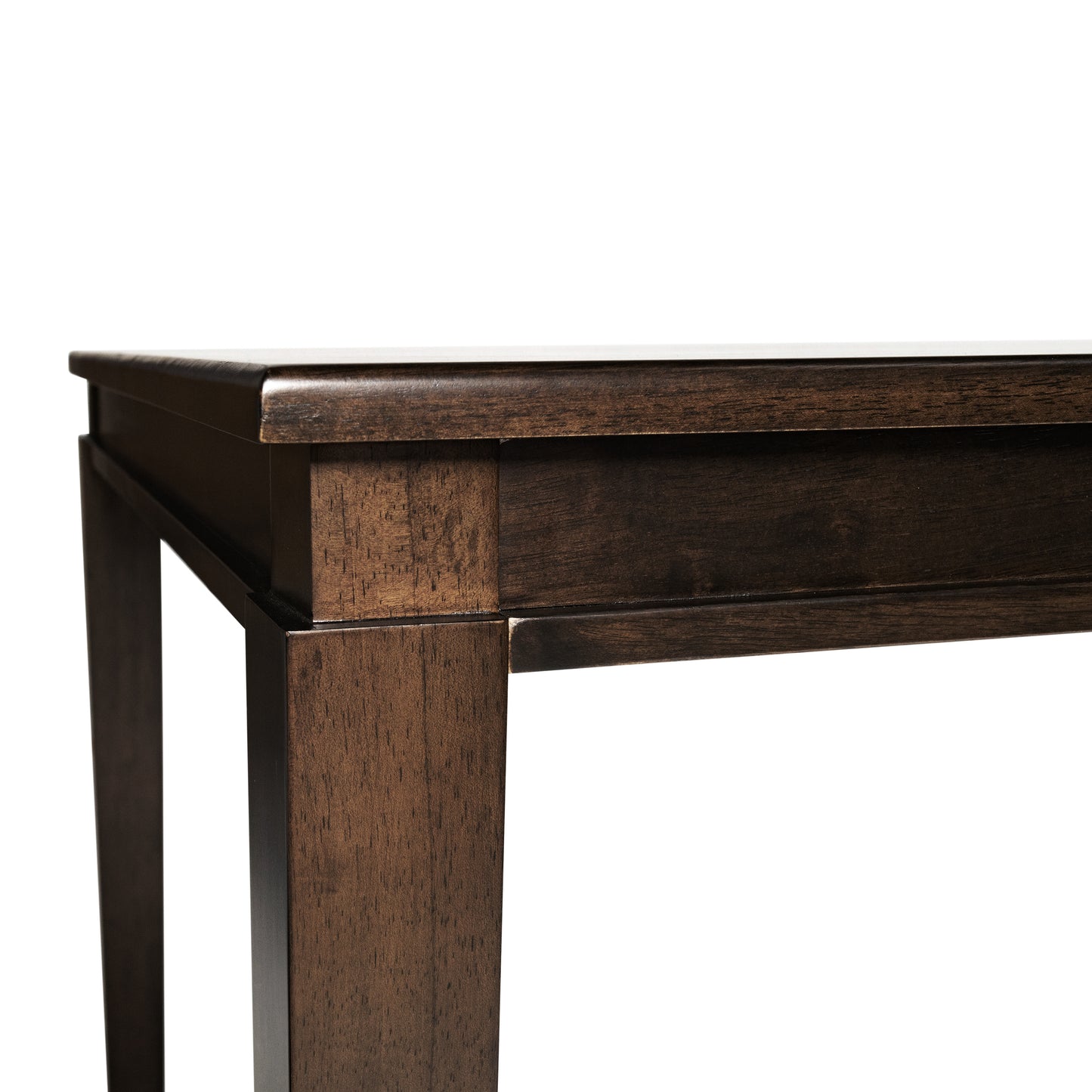 Henry 60" Solid Wood Dining Table, Commercial Grade Heavy Duty Rectangle Wood Table for 6, Wenge Matte Finish Wenge Matte