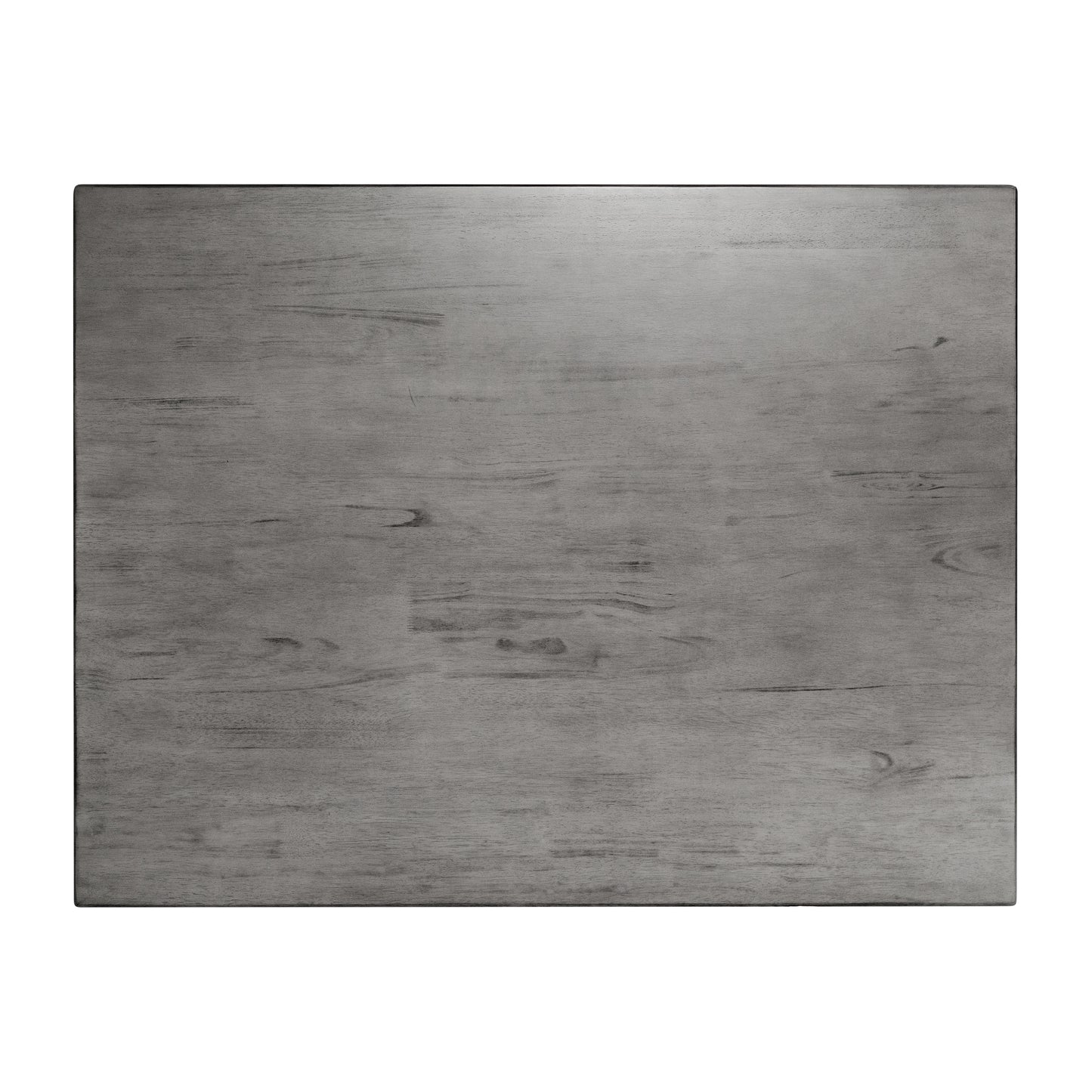 Grace 47" Solid Wood Dining Table with Turned Wooden Legs, Commercial Grade Heavy Duty Rectangle Wood Table for 4, Antique Gray Finish Antique Gray