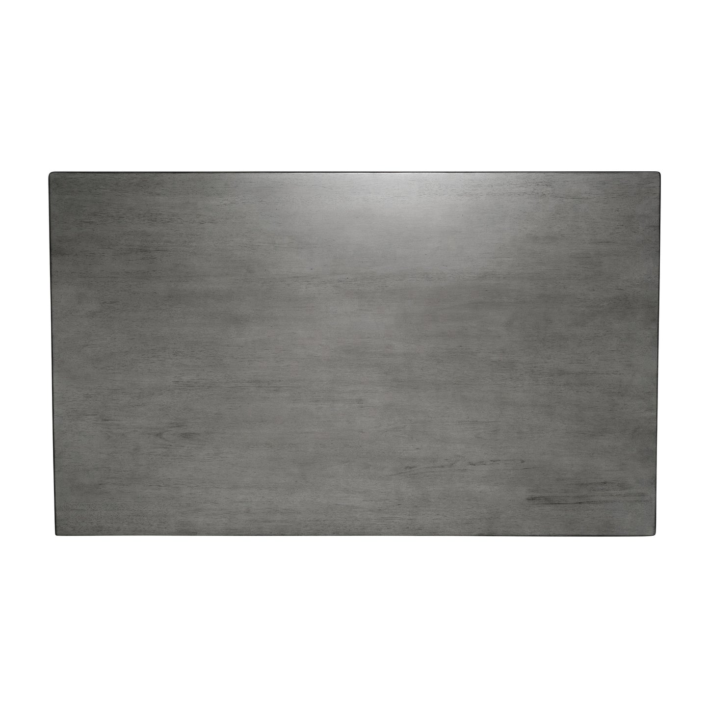 Grace 60" Solid Wood Dining Table with Turned Wooden Legs, Commercial Grade Heavy Duty Rectangle Wood Table for 6, Antique Gray Finish Antique Gray