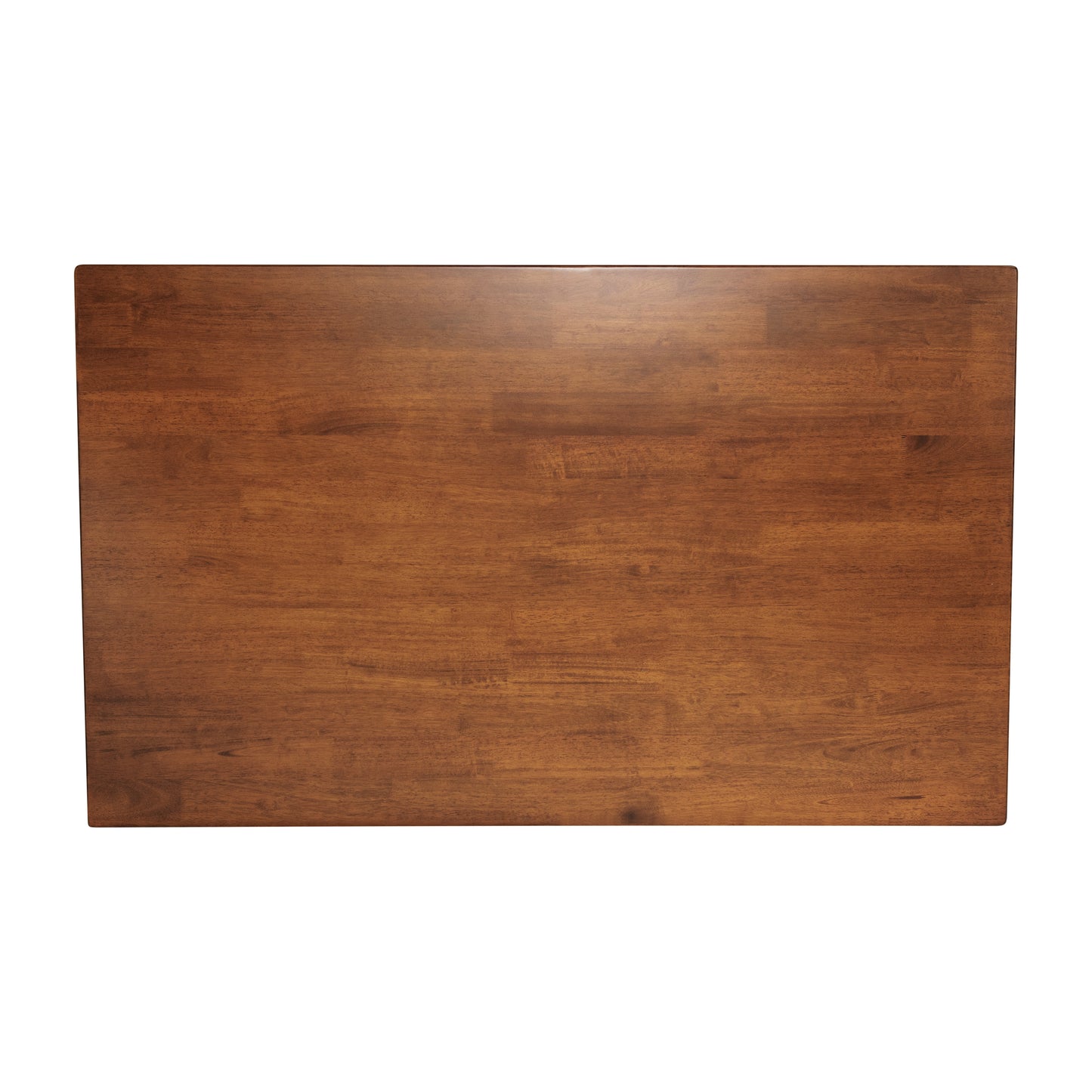 Grace 60" Solid Wood Dining Table with Turned Wooden Legs, Commercial Grade Heavy Duty Rectangle Wood Table for 6, Walnut Matte Finish Walnut Matte