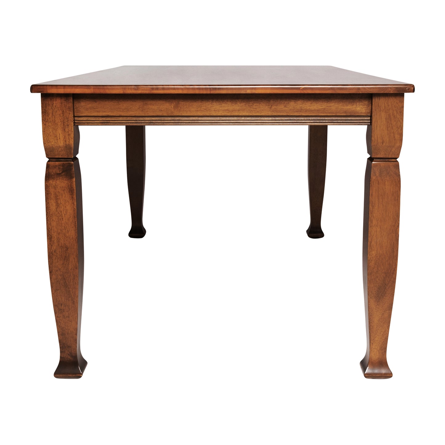 Grace 60" Solid Wood Dining Table with Turned Wooden Legs, Commercial Grade Heavy Duty Rectangle Wood Table for 6, Walnut Matte Finish Walnut Matte