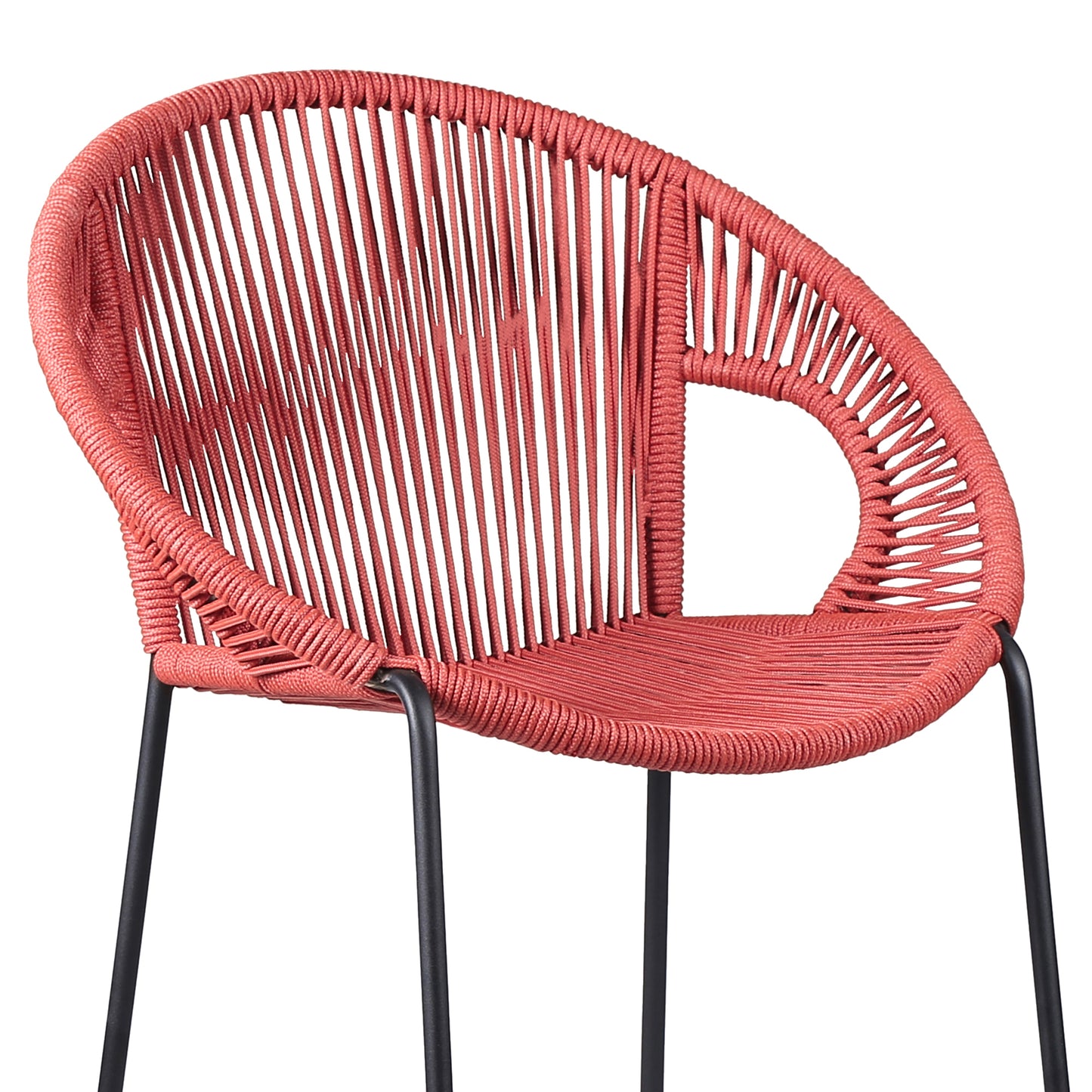 Acapulco Indoor Outdoor Steel Bar Stool - Various Sizes and Rope Options