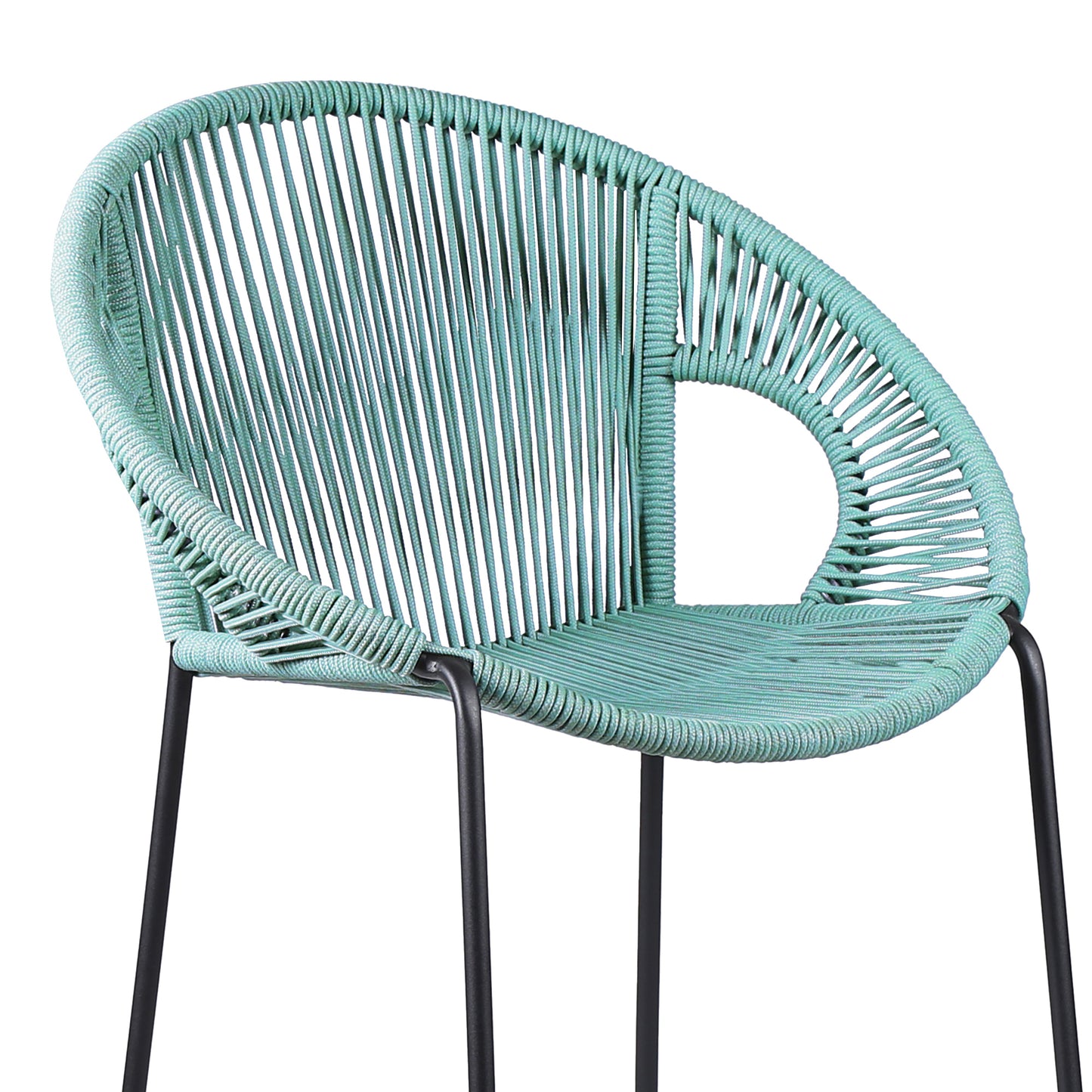 Acapulco Indoor Outdoor Steel Bar Stool - Various Sizes and Rope Options