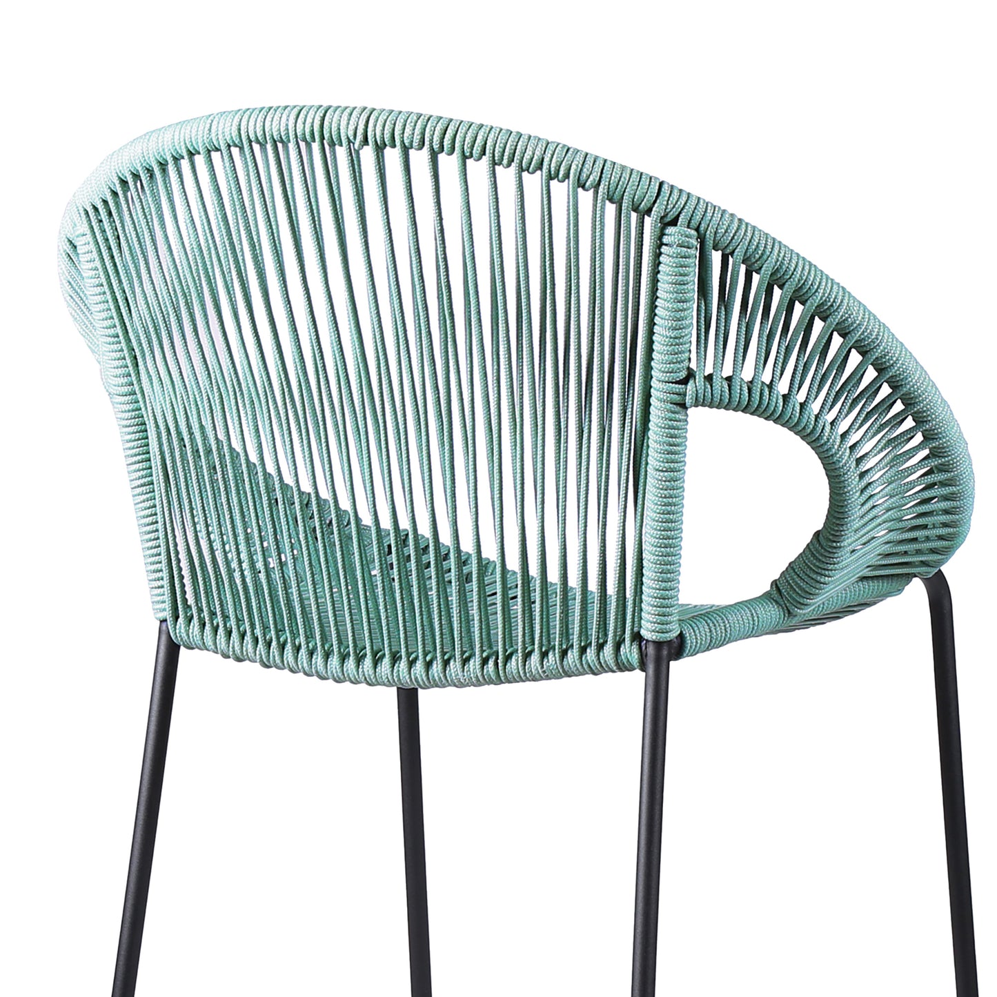 Acapulco Indoor Outdoor Steel Bar Stool - Various Sizes and Rope Options