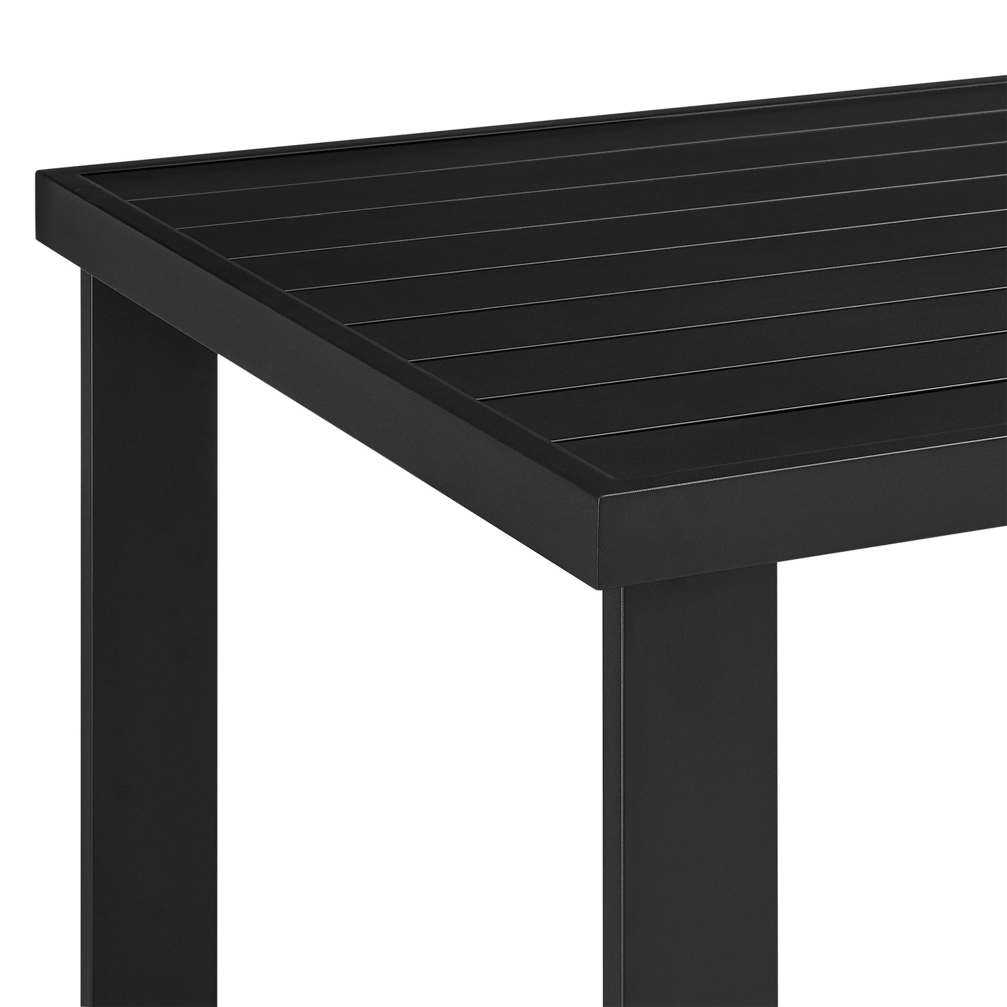 Alegria Outdoor Patio Bar Height Dining Table in Aluminum