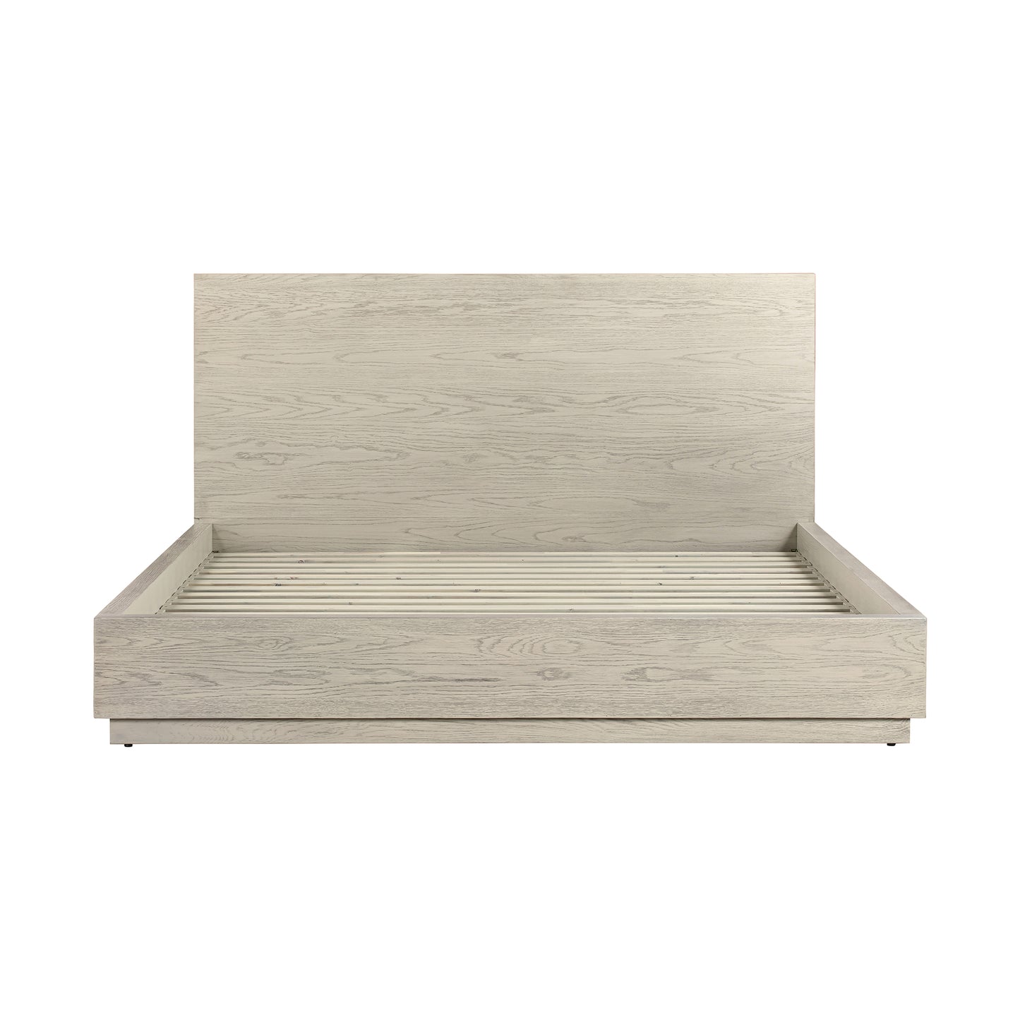 Abbey Platform Bed Frame in Gray Oak Wood