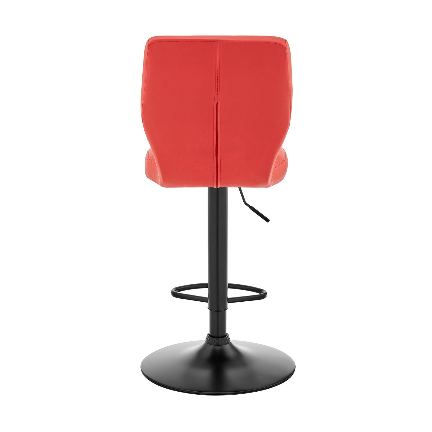 Bardot Adjustable Height Faux Leather Swivel Bar Stool