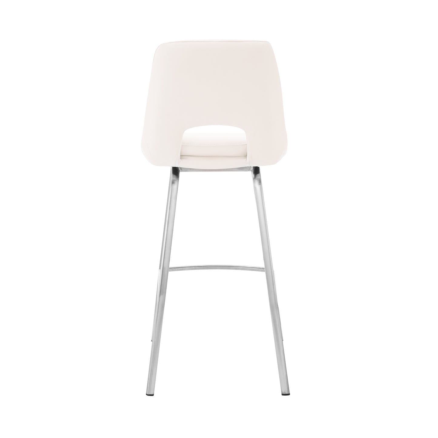 Carise Faux Leather and Metal Swivel Counter and Bar Stool