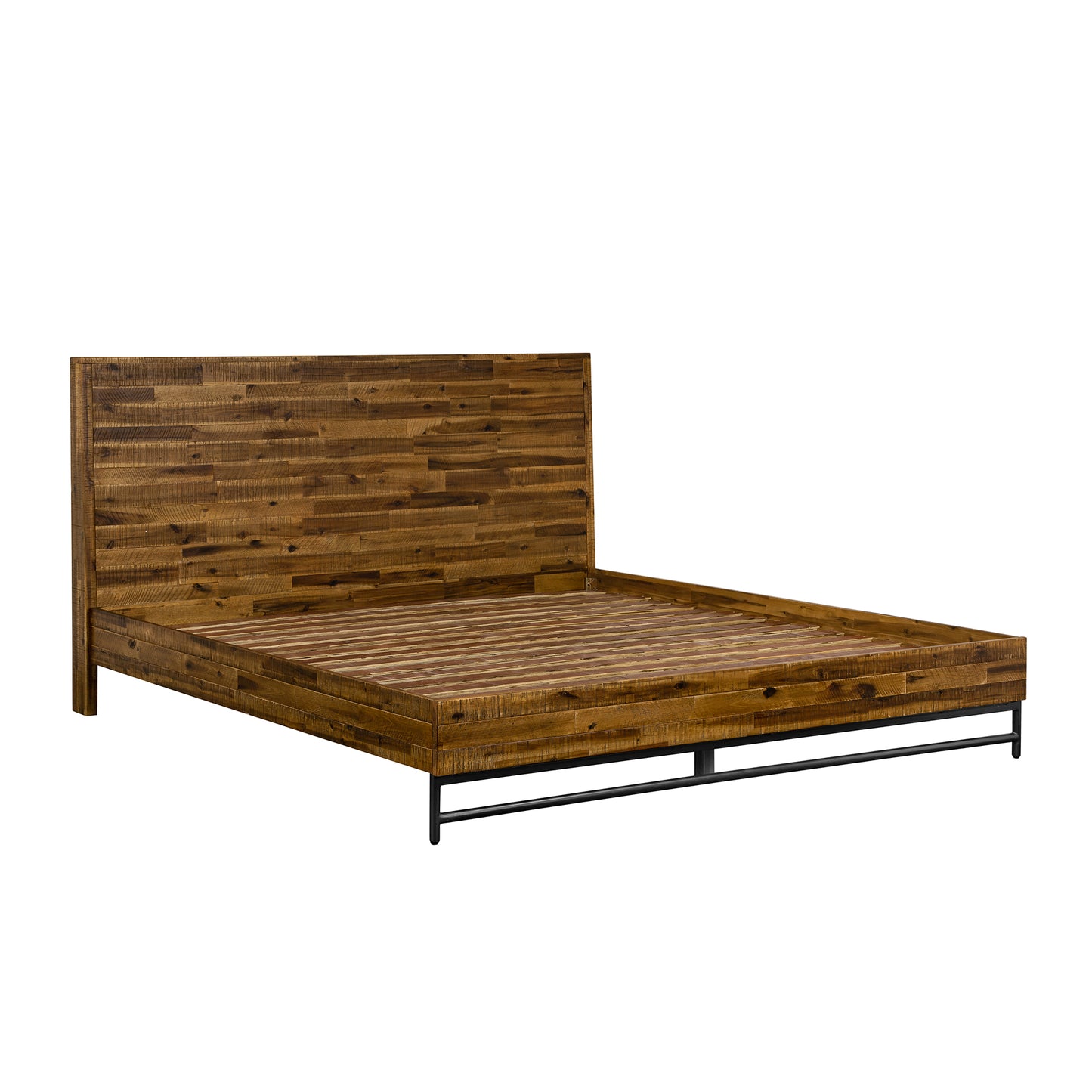 Cusco Rustic Acacia Platform Bed