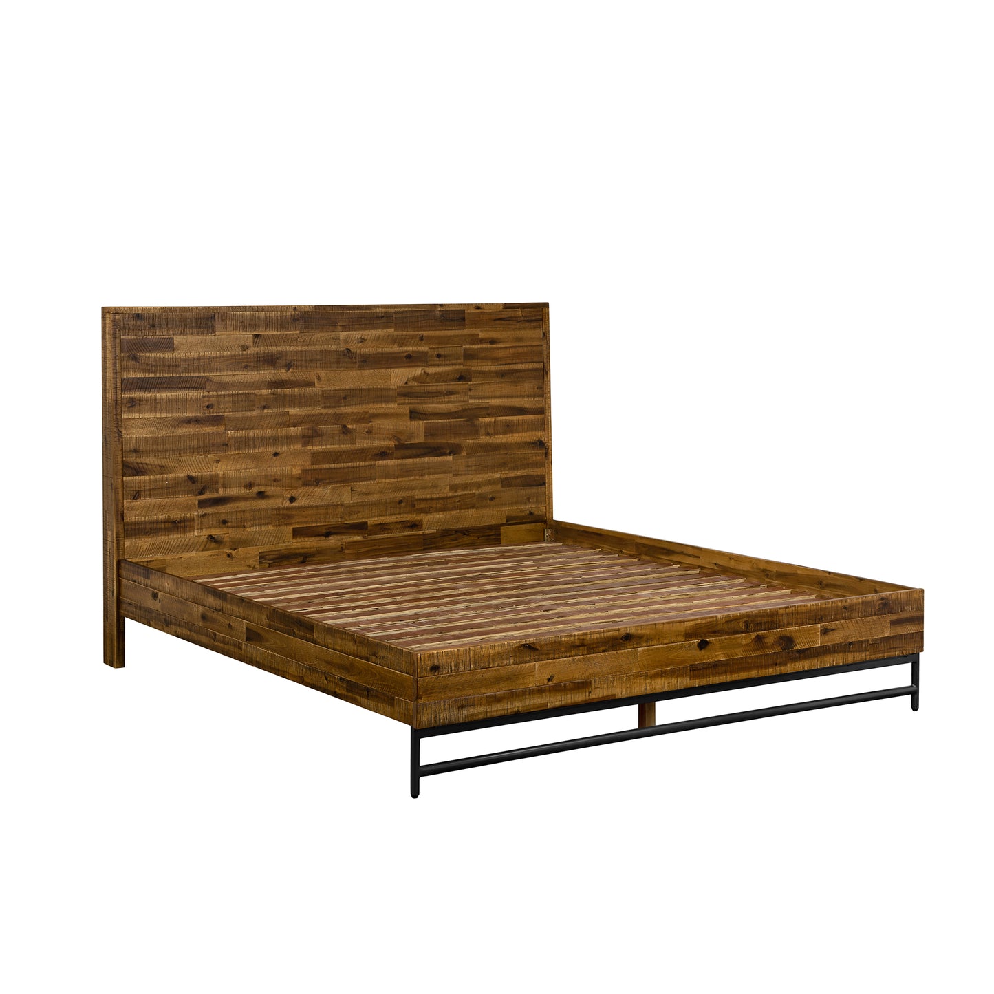 Cusco Rustic Acacia Platform Bed
