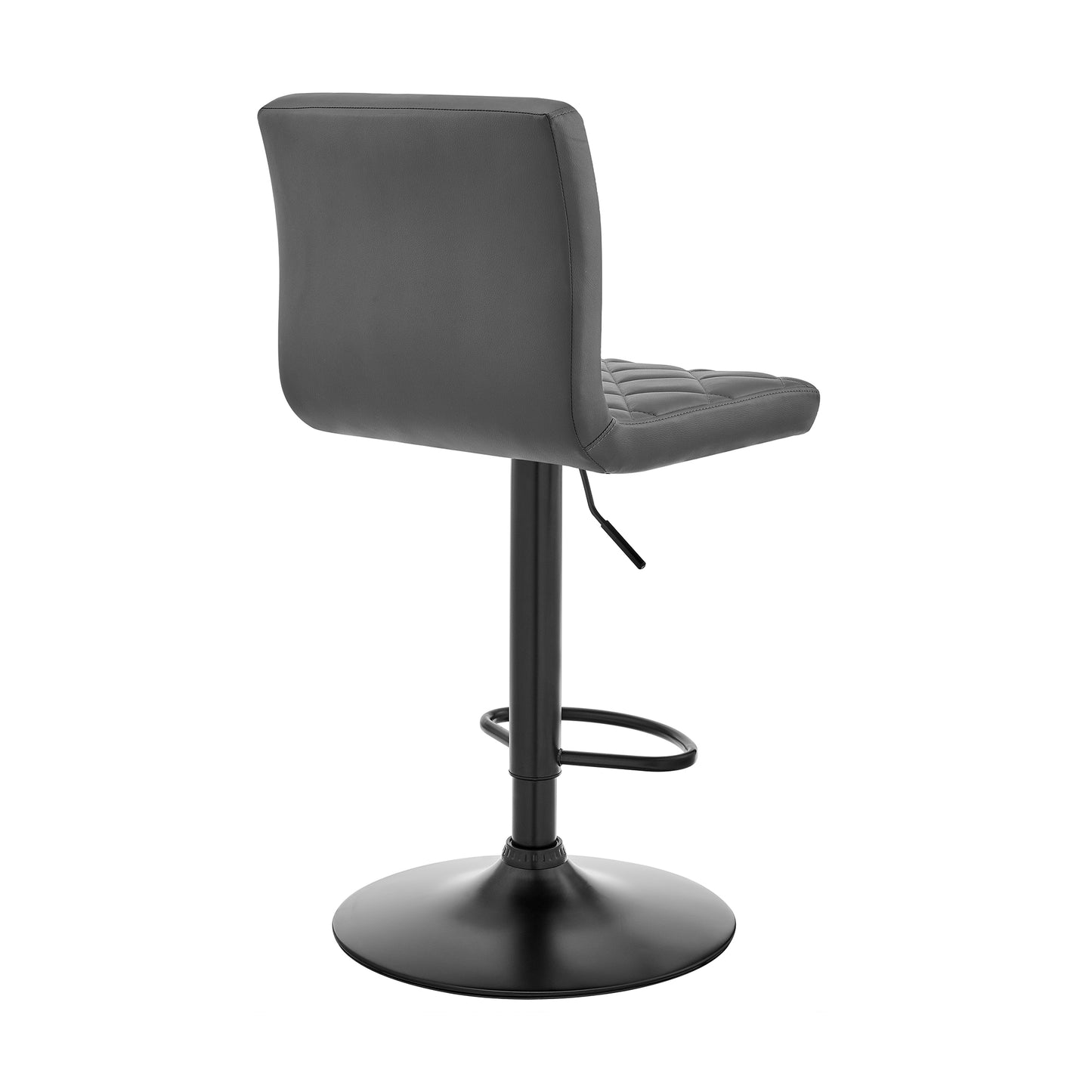 Duval Adjustable Faux Leather Swivel Bar Stool