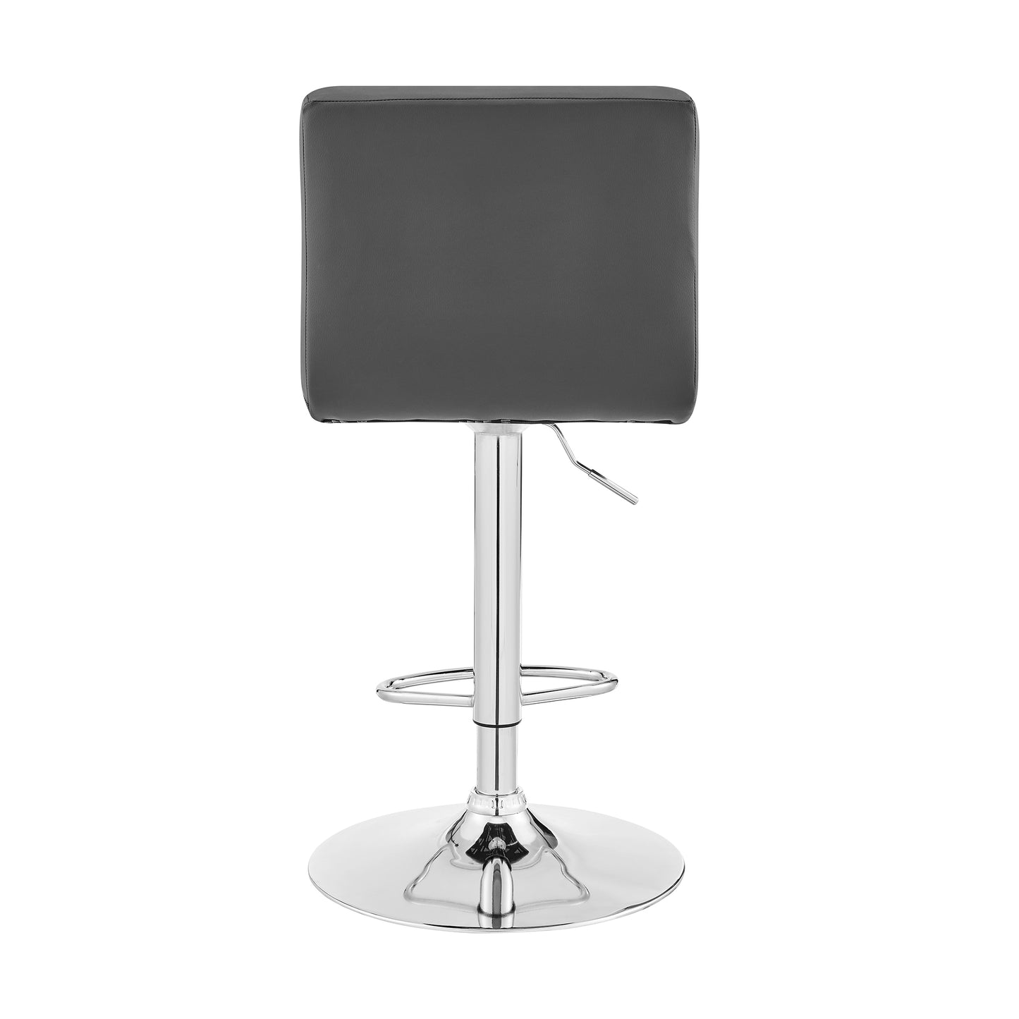Duval Adjustable Faux Leather Swivel Bar Stool