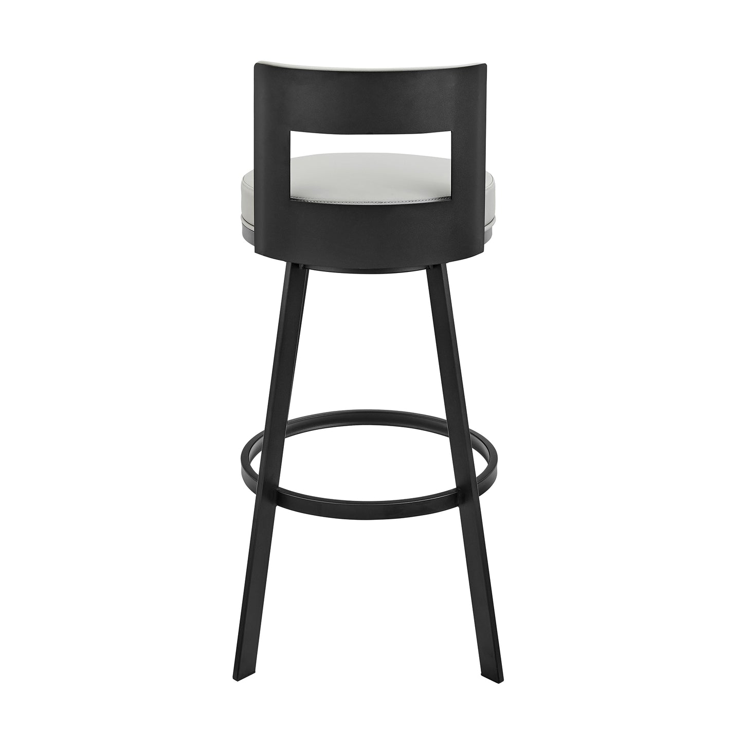 Flynn Swivel Counter and Bar Stool in Various Finishes and Faux Leather Options