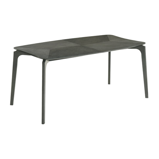 Kalia Wood Dining Table in Gray Finish