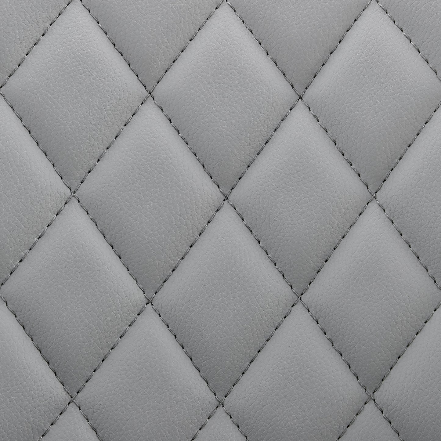 Leland Adjustable Faux Leather and Chrome Finish Bar Stool