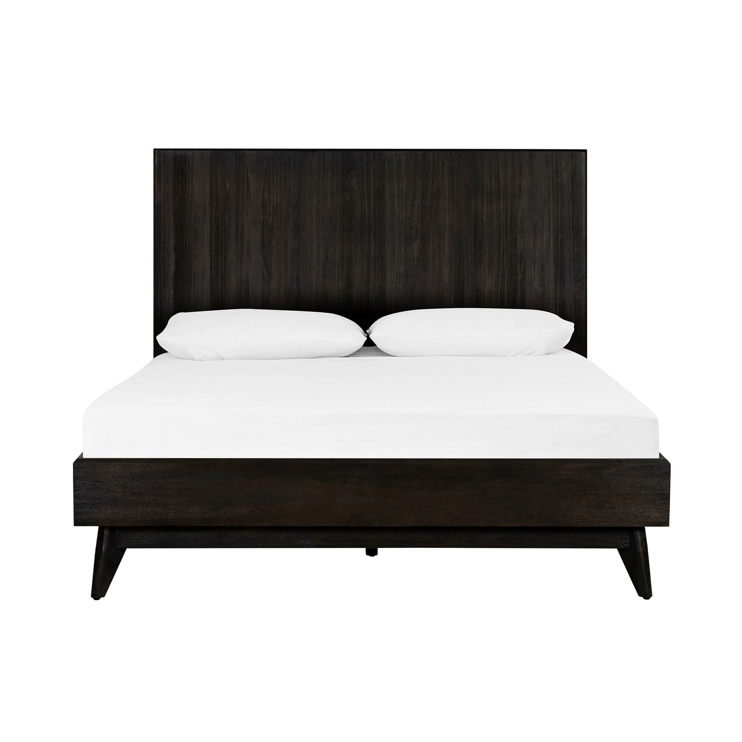 Baly Acacia Mid-Century Sandblast Platform Bed