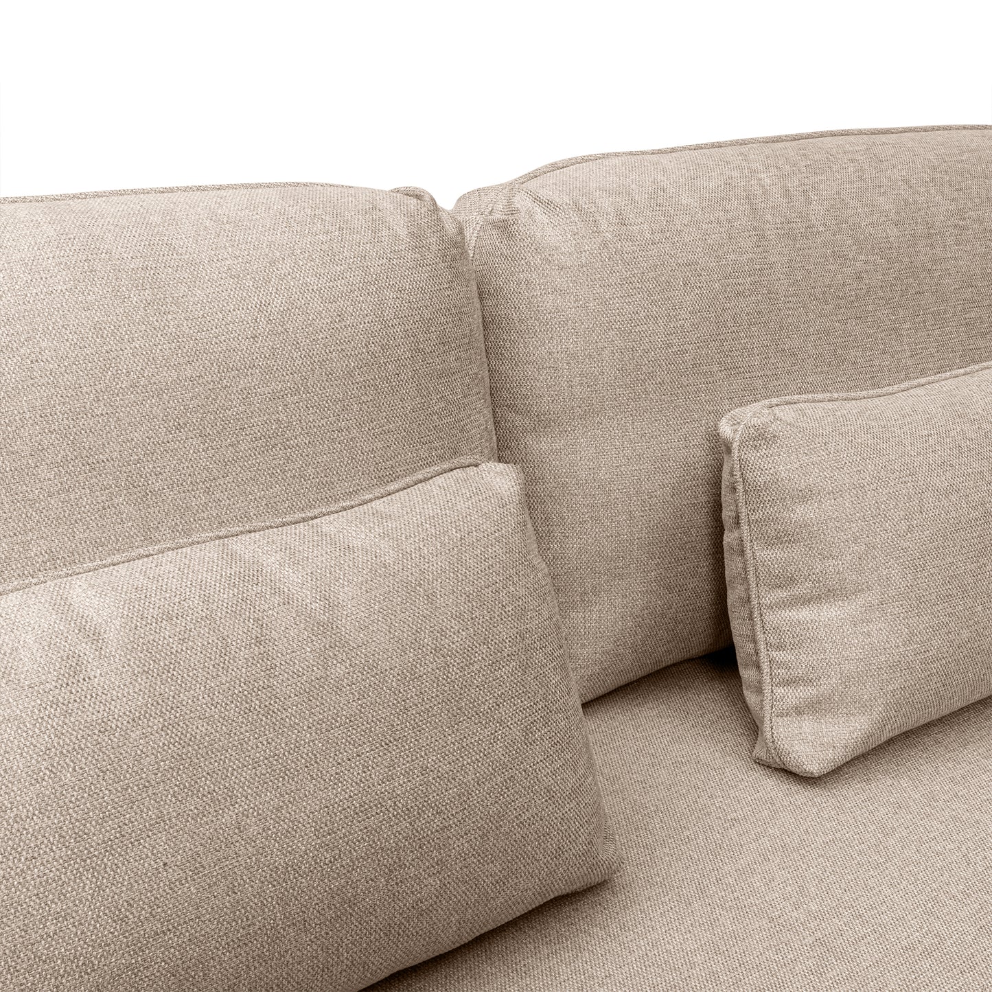 Lilou 77" Sofa with Antique Brass Metal Legs in Fabric and Velvet Options