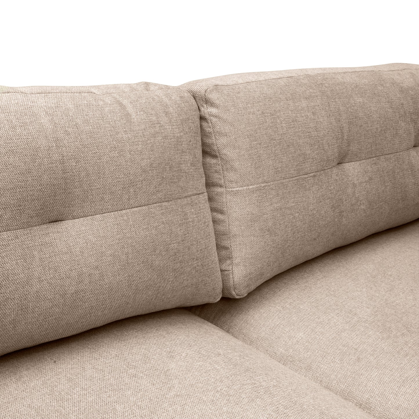 Michalina 84" Sofa with Black Metal Legs in Fabric and Velvet Options