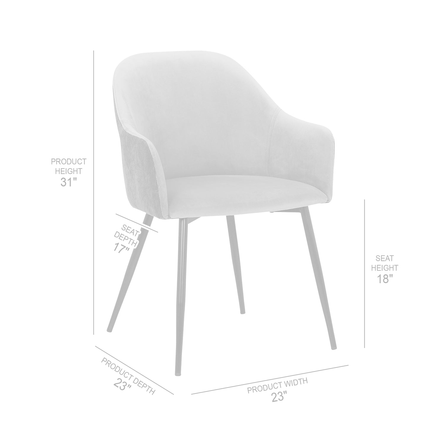 Pixie Two Tone Teal Fabric Dining Room Chair with Black Metal Legs