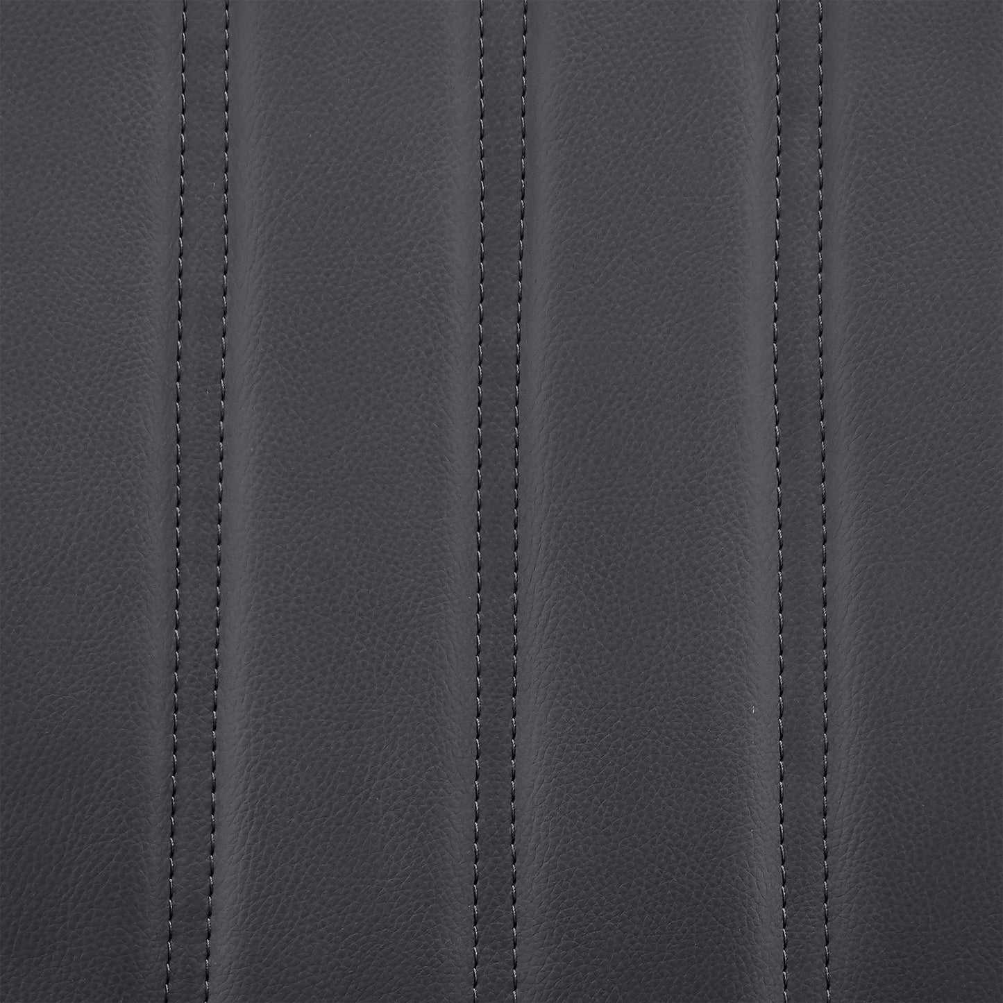 Renee Swivel Gray Faux Leather and Wood Bar Stool