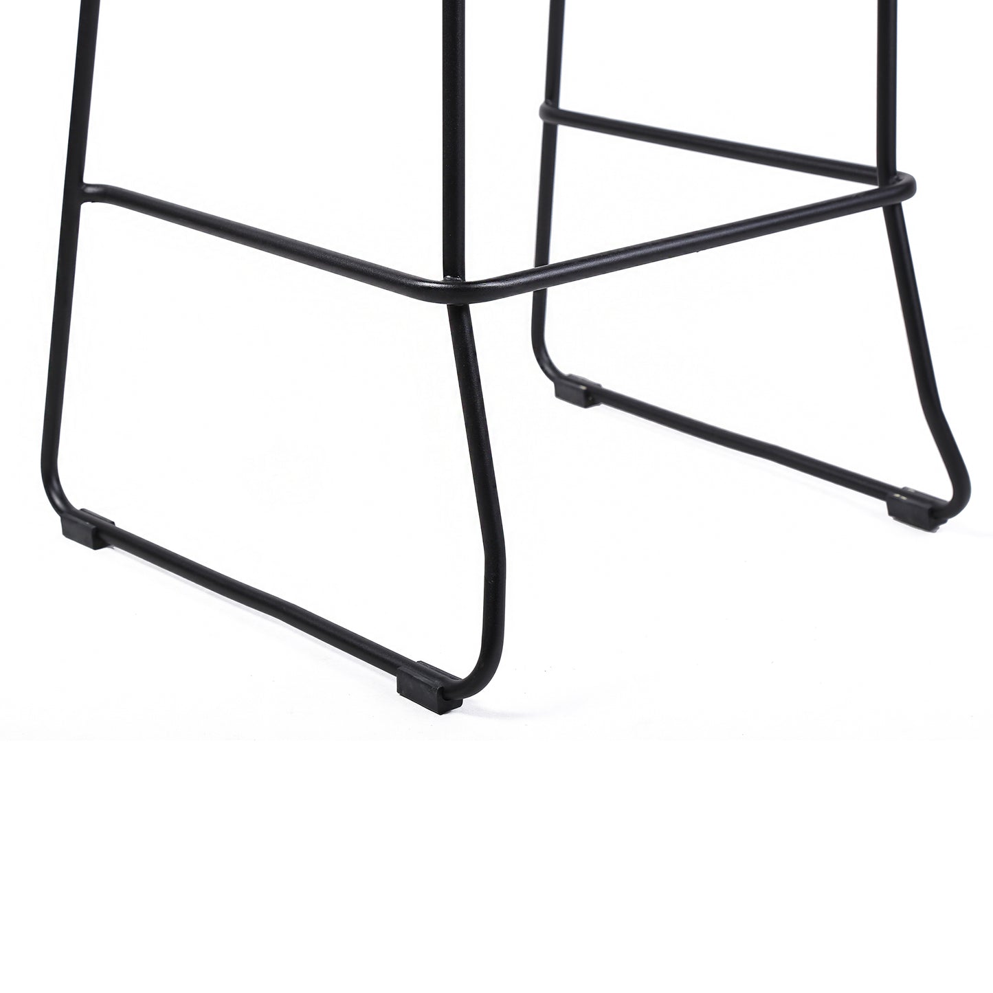 Shasta Outdoor Metal and Rope Stackable Barstool and Counter Stool - Set of 2