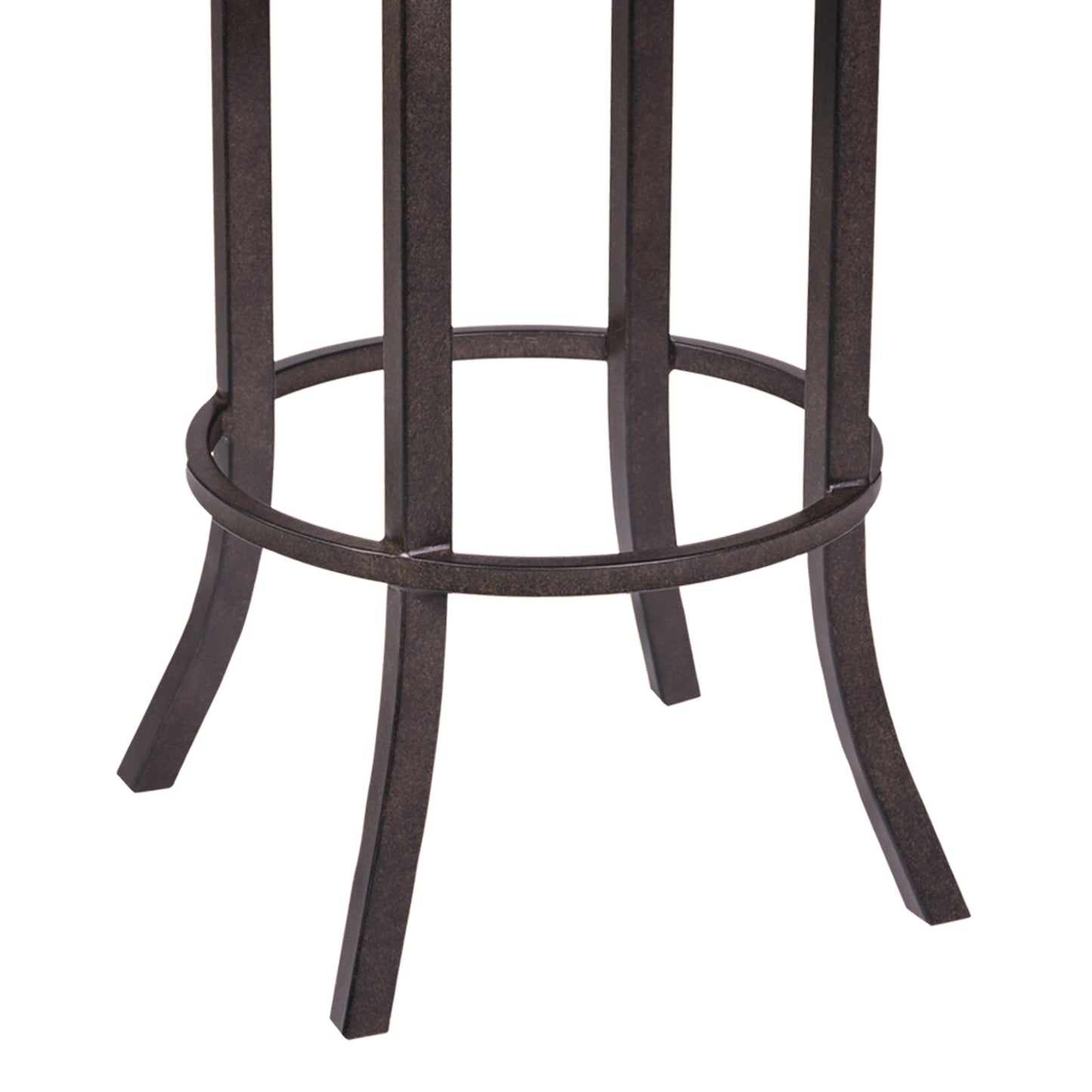 Tahiti 30" Barstool in Auburn Bay finish with Brown Pu upholstery
