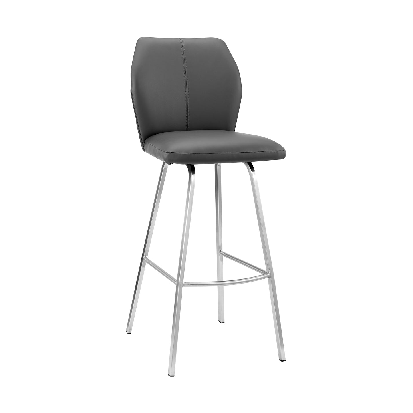 Tandy Faux Leather and Metal 30" Bar Stool