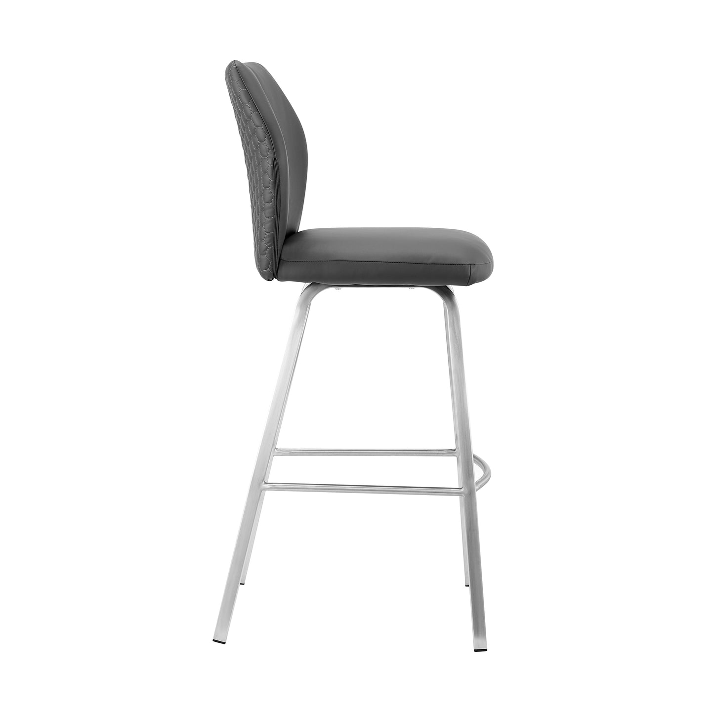 Tandy Faux Leather and Metal 30" Bar Stool