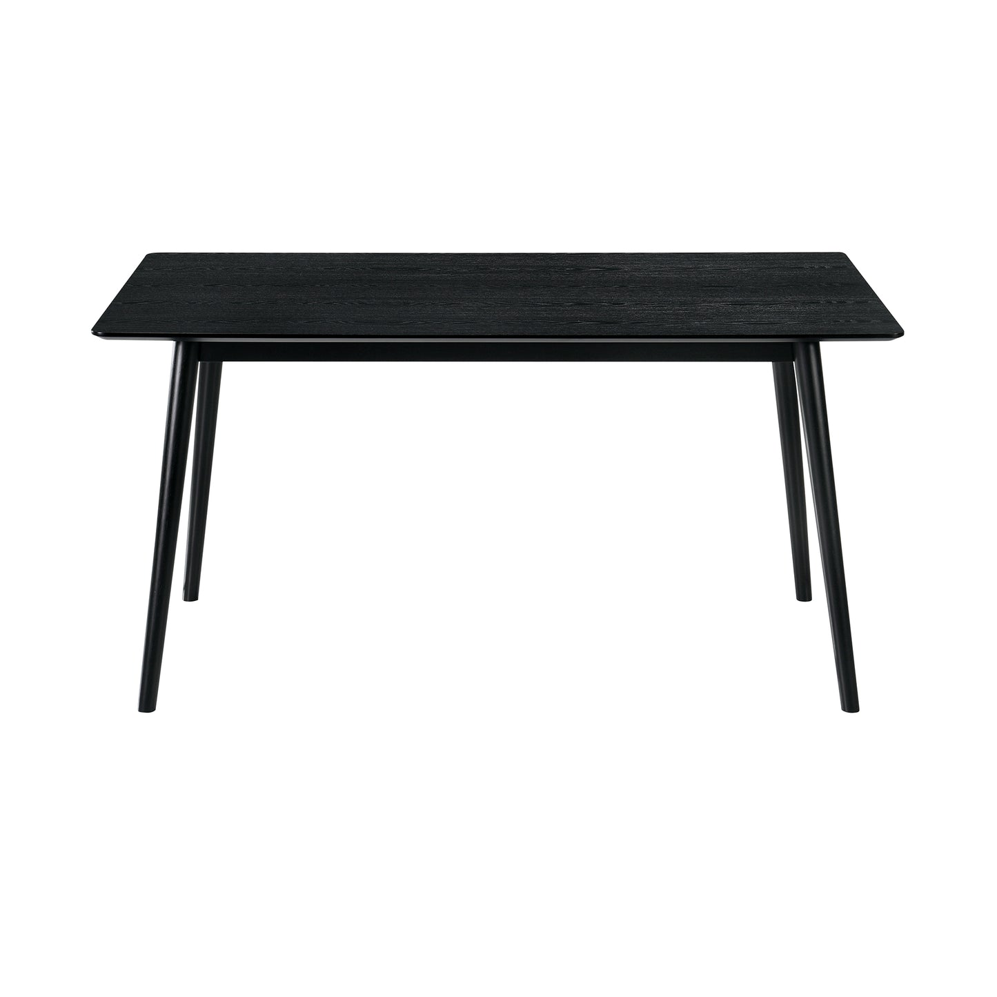 Westmont 59" Rectangular Dining Table in Black Wood