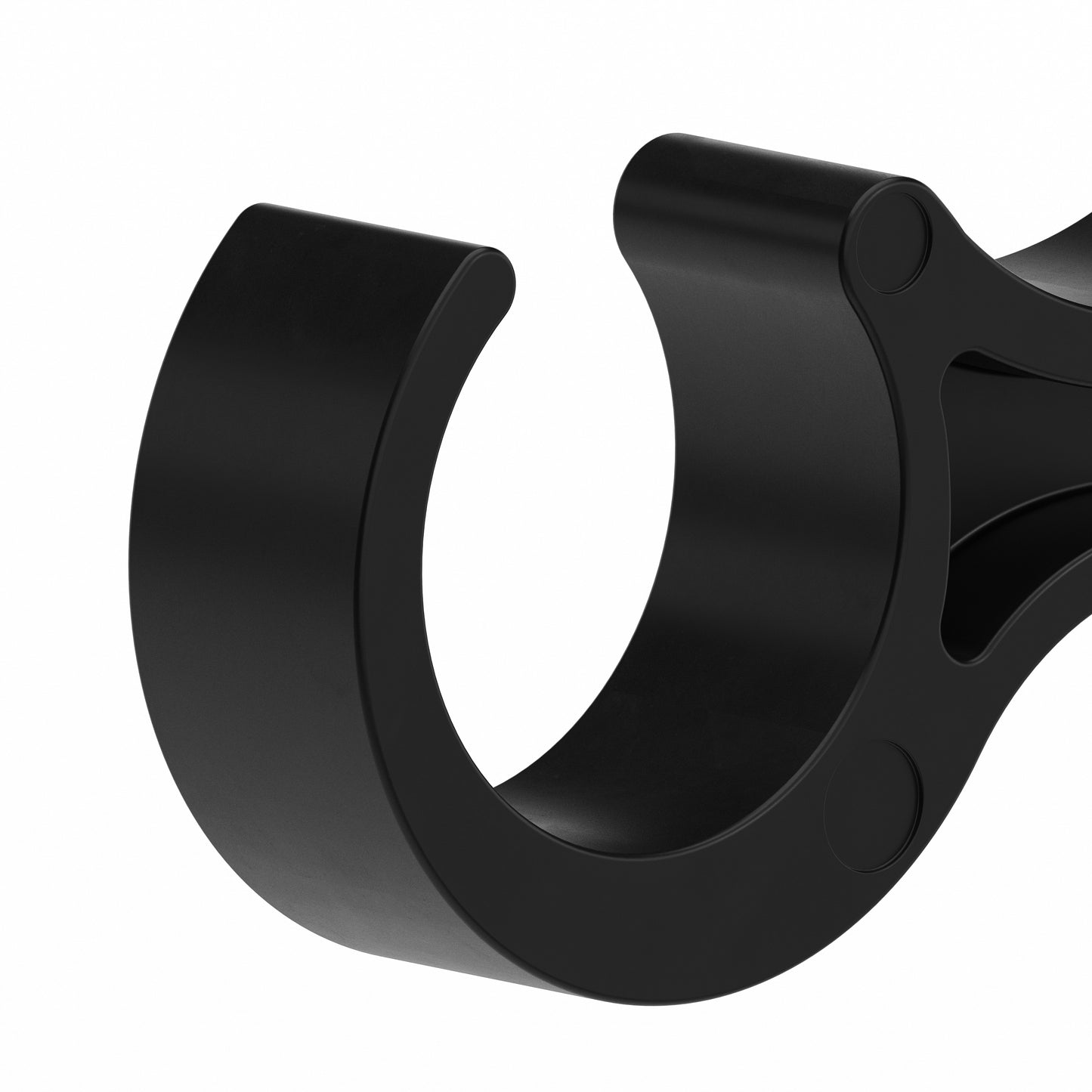 Lowe Black Wide Plastic Ganging Clips - Set of 2 Black