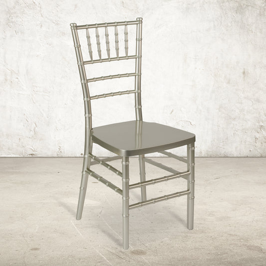 HERCULES PREMIUM Series Champagne Resin Stacking Chiavari Chair Champagne