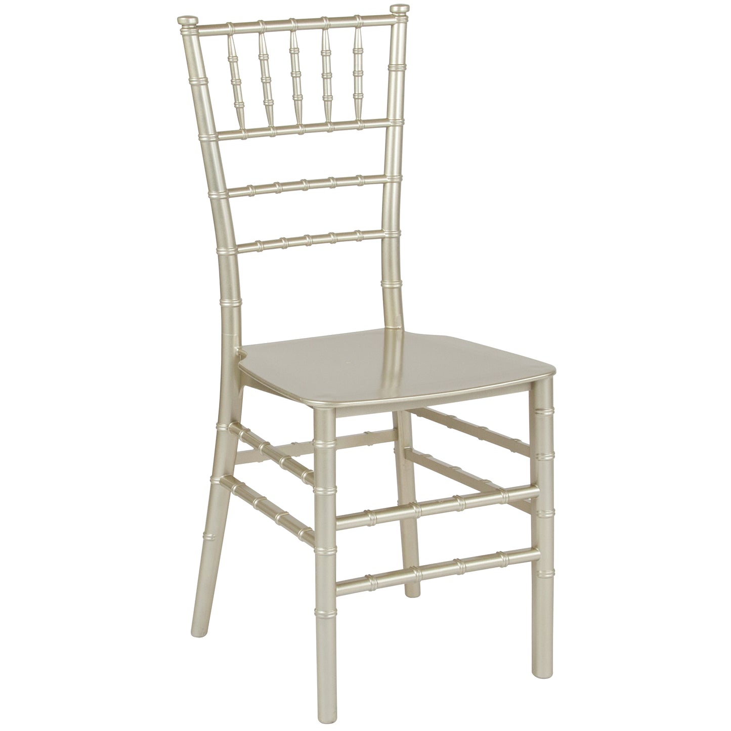 HERCULES Series Champagne Resin Stacking Chiavari Chair Champagne