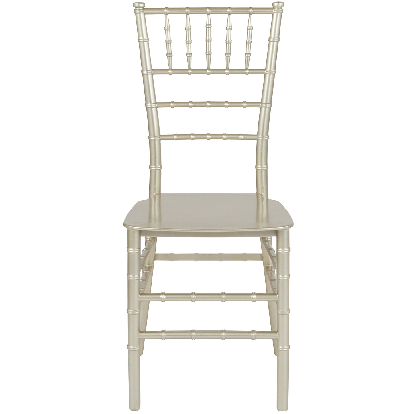 HERCULES Series Champagne Resin Stacking Chiavari Chair Champagne