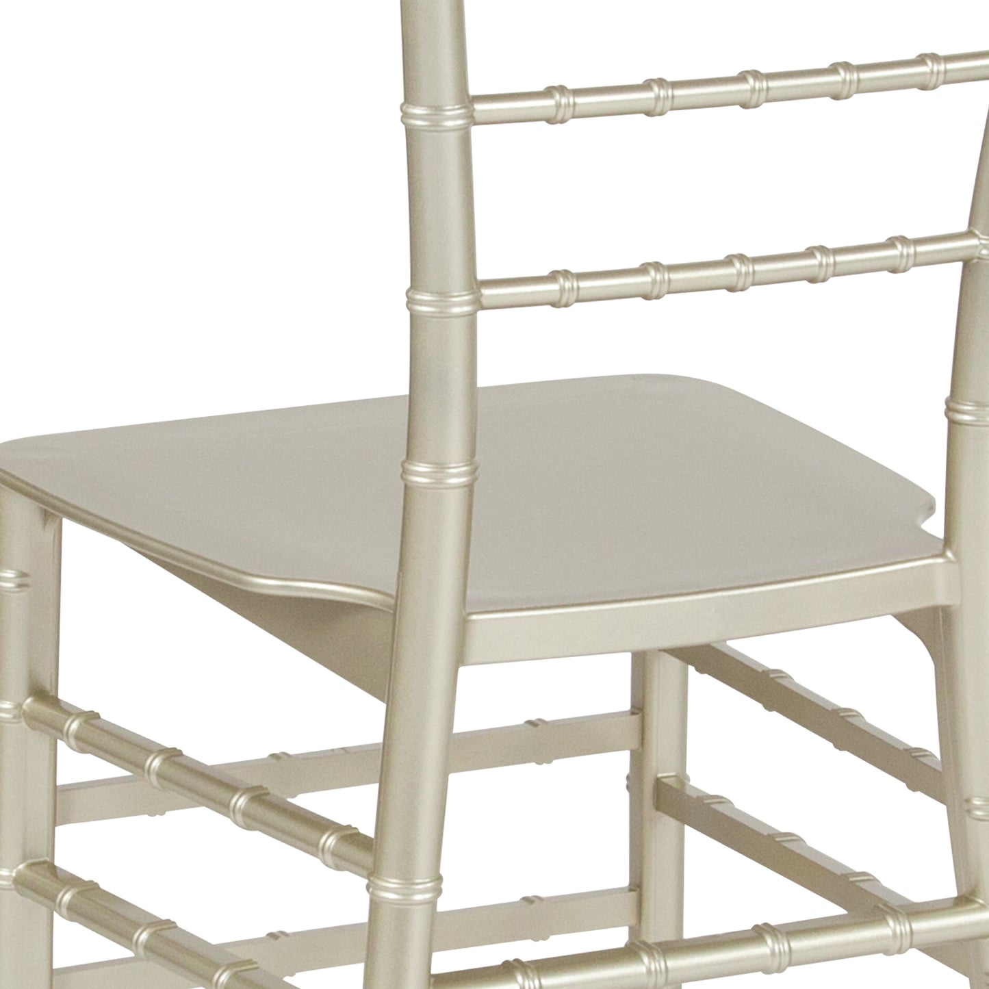 HERCULES Series Champagne Resin Stacking Chiavari Chair Champagne