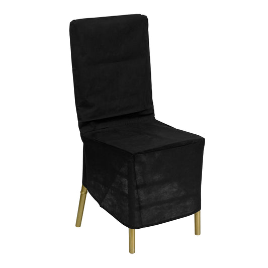 Bella Black Fabric Chiavari Chair Storage Cover Black LE-COVER-GG