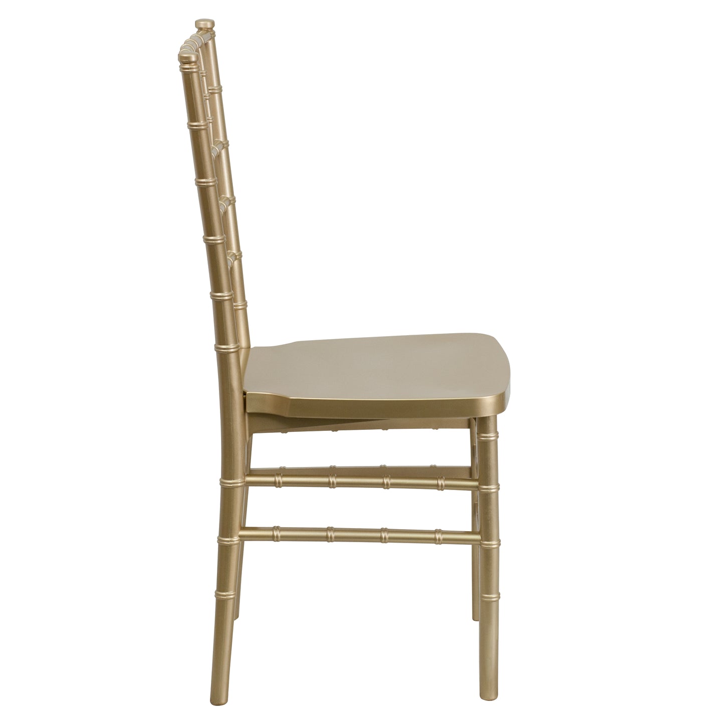 HERCULES PREMIUM Series Gold Resin Stacking Chiavari Chair Gold