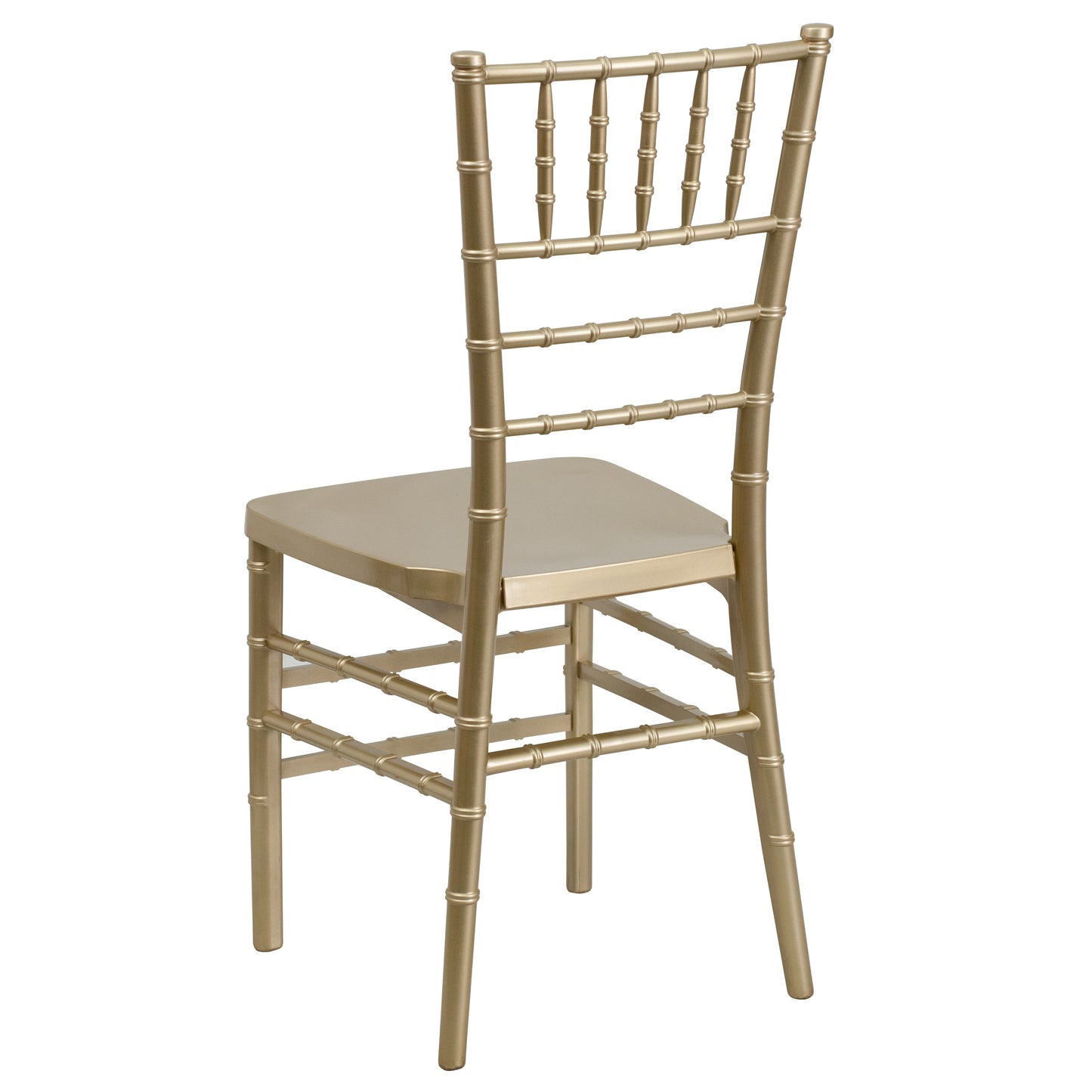 HERCULES PREMIUM Series Gold Resin Stacking Chiavari Chair Gold