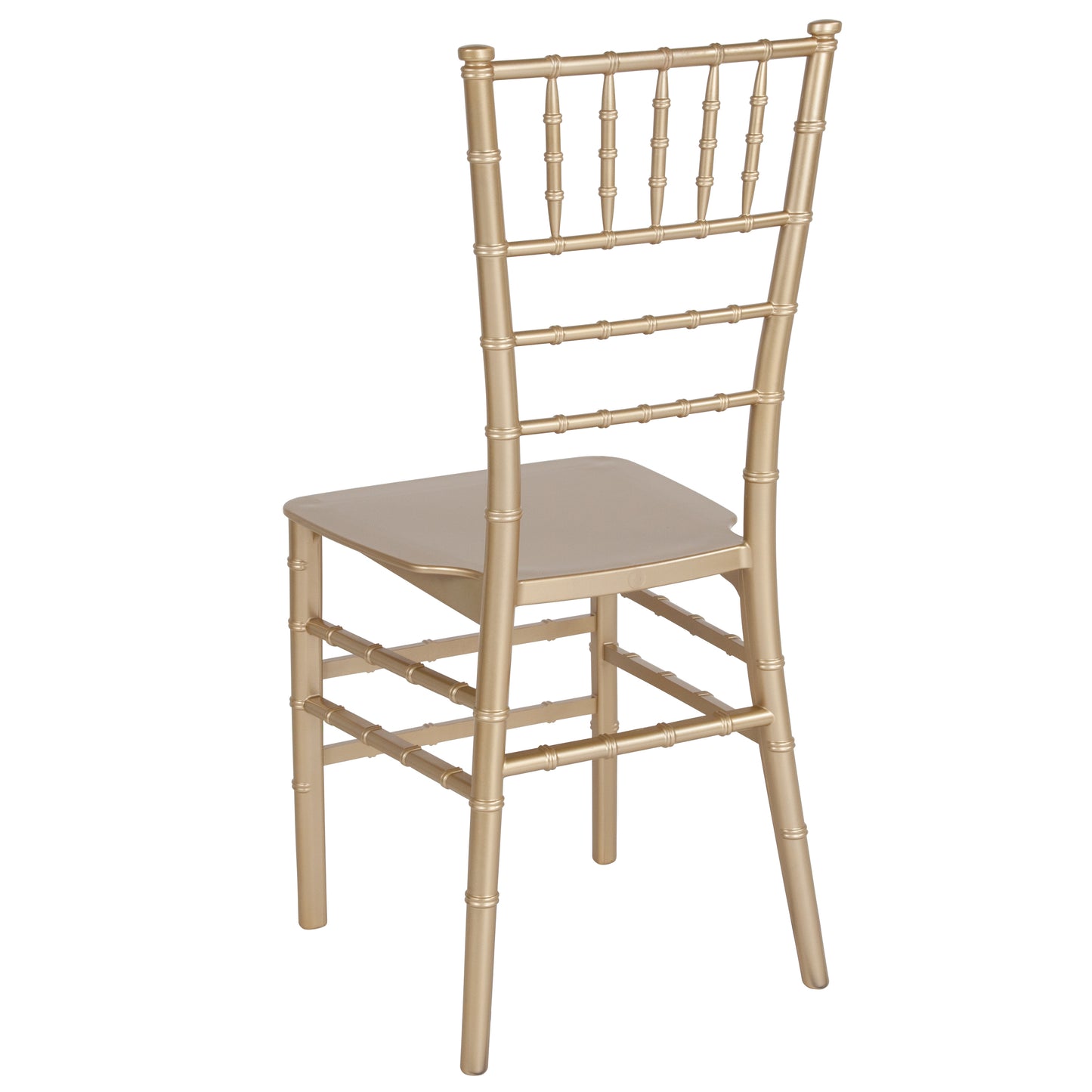 HERCULES Series Gold Resin Stacking Chiavari Chair Gold