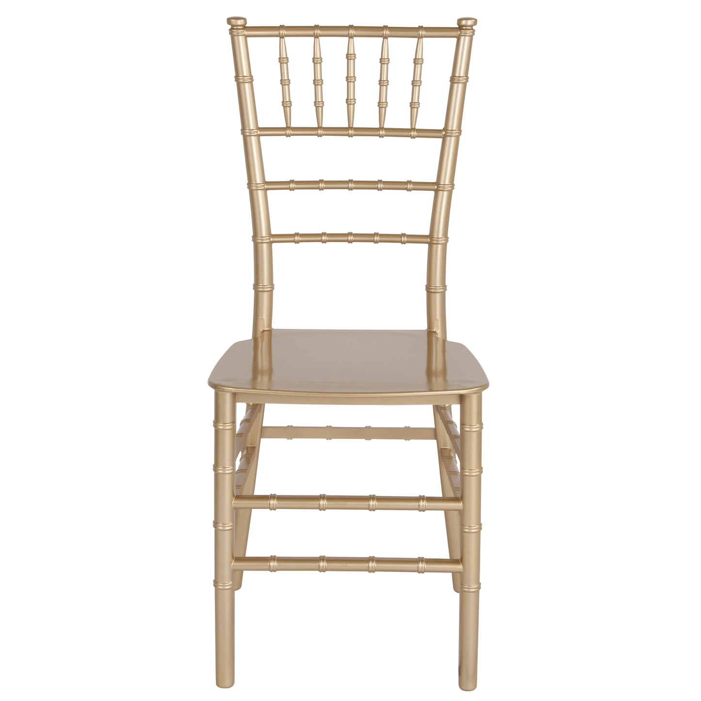 HERCULES Series Gold Resin Stacking Chiavari Chair Gold