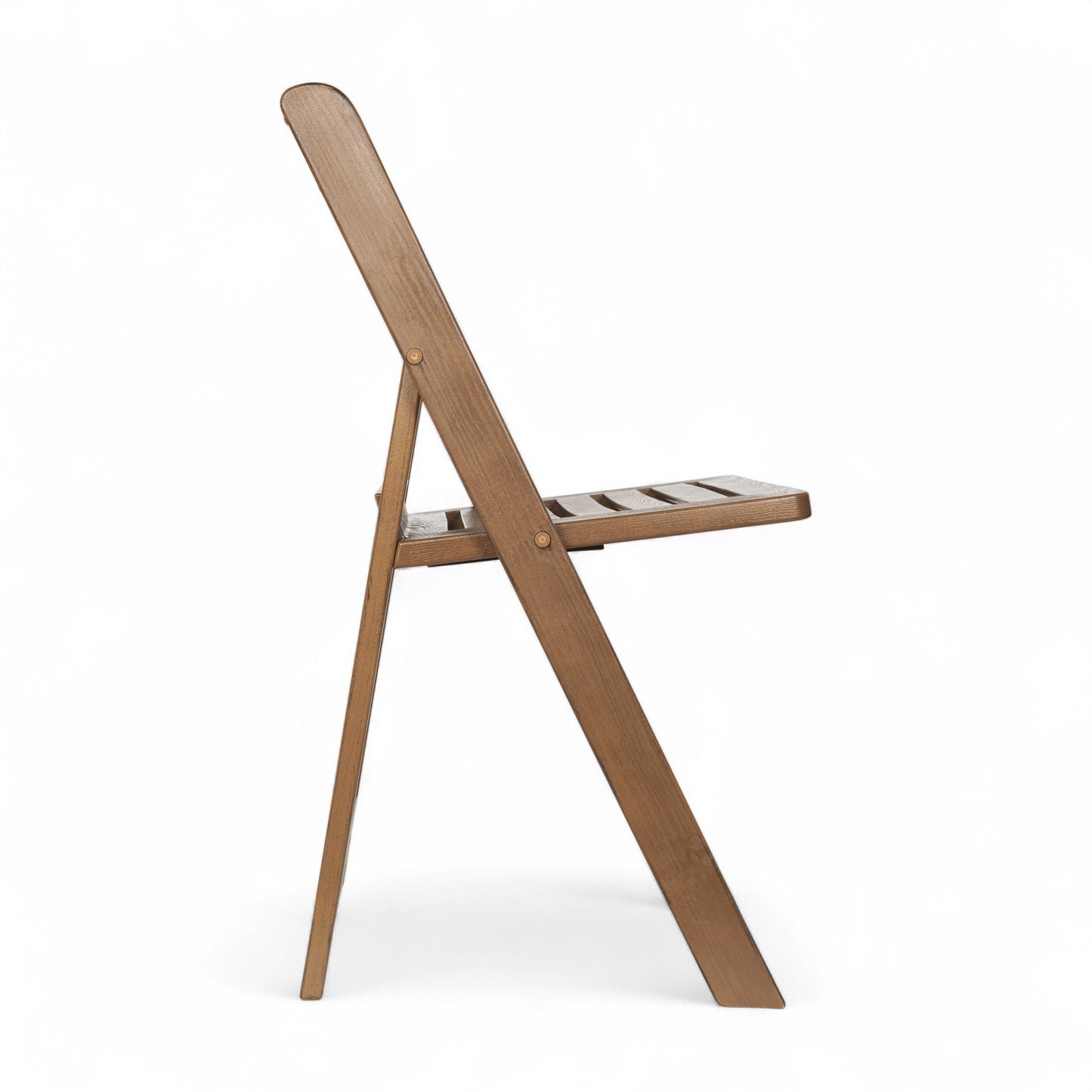 HERCULES Commercial Chestnut Indoor/Outdoor Lightweight Wood Look Resin Folding Event Chair with Slatted Seat Chestnut