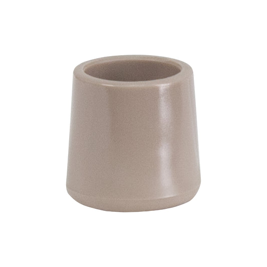 Chance Beige Replacement Foot Cap for Beige and Brown Plastic Folding Chairs Beige