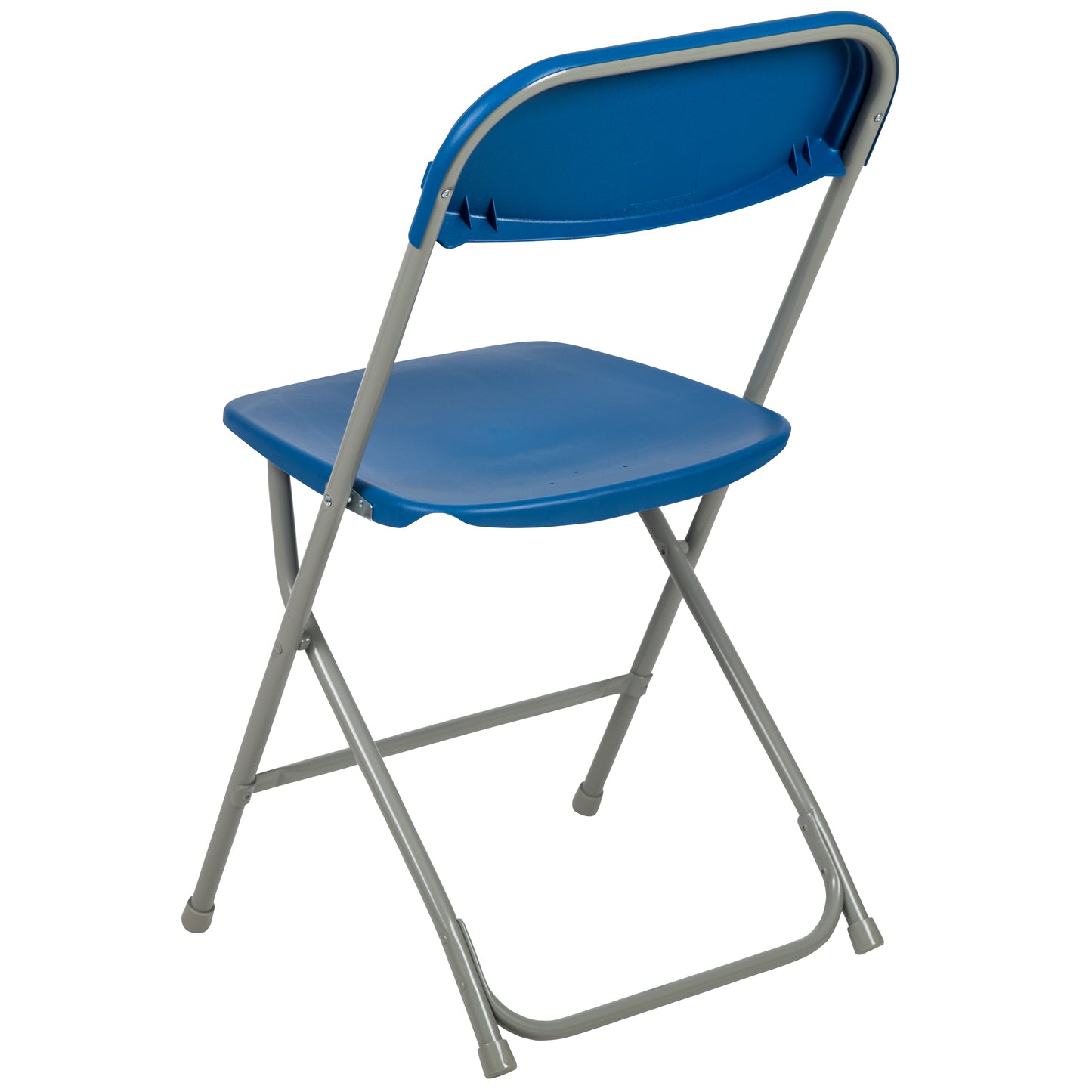Hercules Series Plastic Folding Chair Blue - 2 Pack 650LB Weight Capacity Comfortable Event Chair-Lightweight Folding Chair Blue