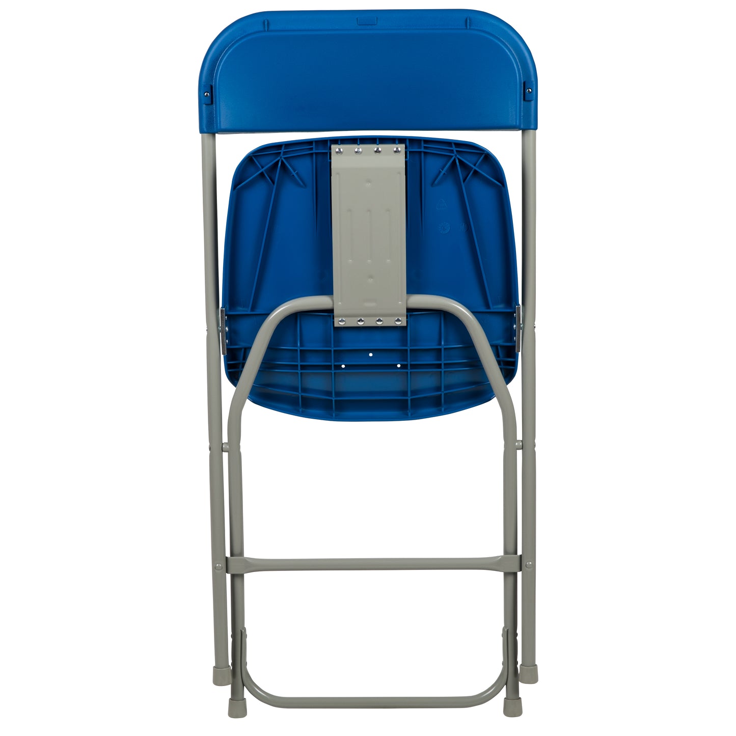 Hercules Series Plastic Folding Chair Blue - 2 Pack 650LB Weight Capacity Comfortable Event Chair-Lightweight Folding Chair Blue