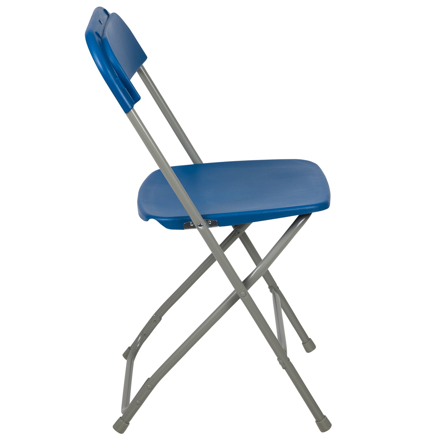 Hercules Series Plastic Folding Chair Blue - 2 Pack 650LB Weight Capacity Comfortable Event Chair-Lightweight Folding Chair Blue