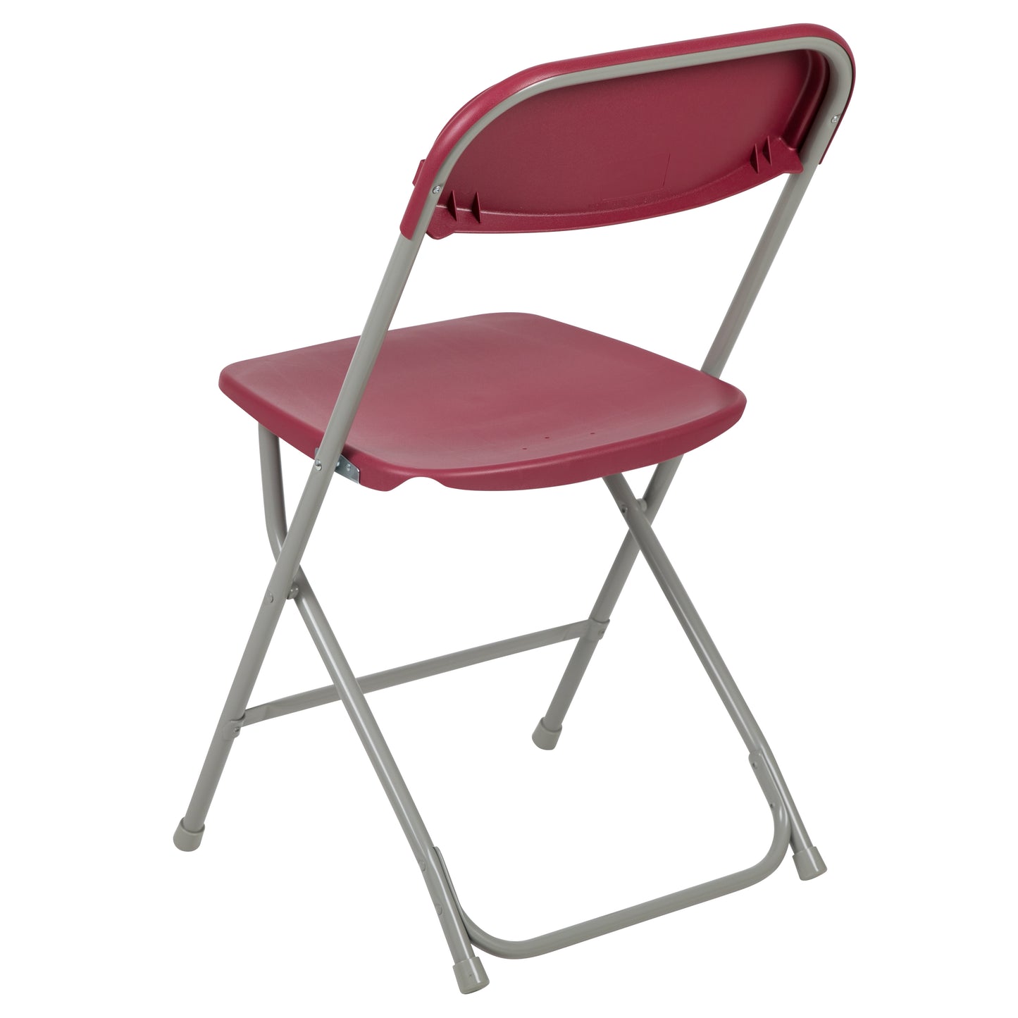 Hercules Series Plastic Folding Chair Red - 2 Pack 650LB Weight Capacity Comfortable Event Chair - Lightweight Folding Chair Red