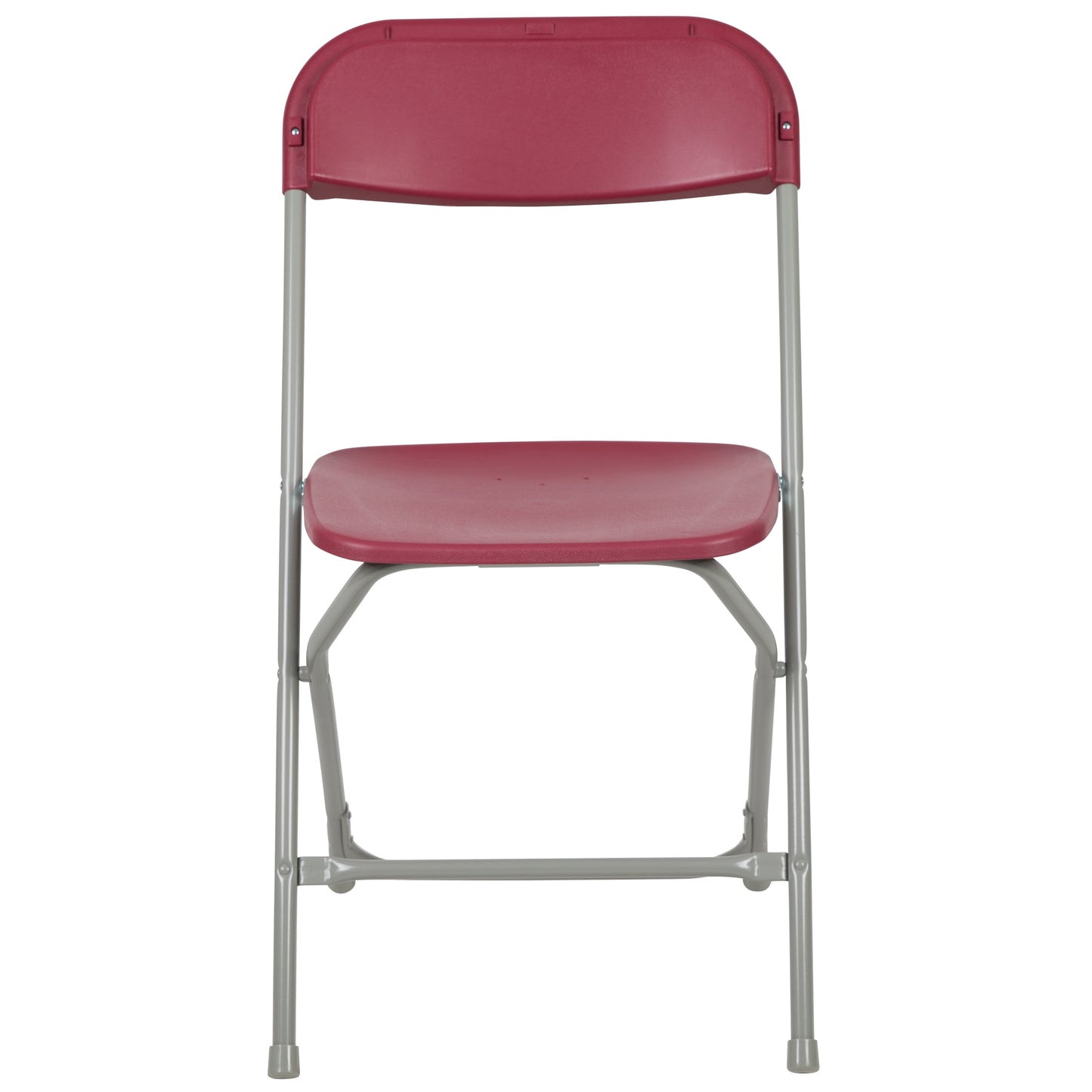 Hercules Series Plastic Folding Chair Red - 2 Pack 650LB Weight Capacity Comfortable Event Chair - Lightweight Folding Chair Red