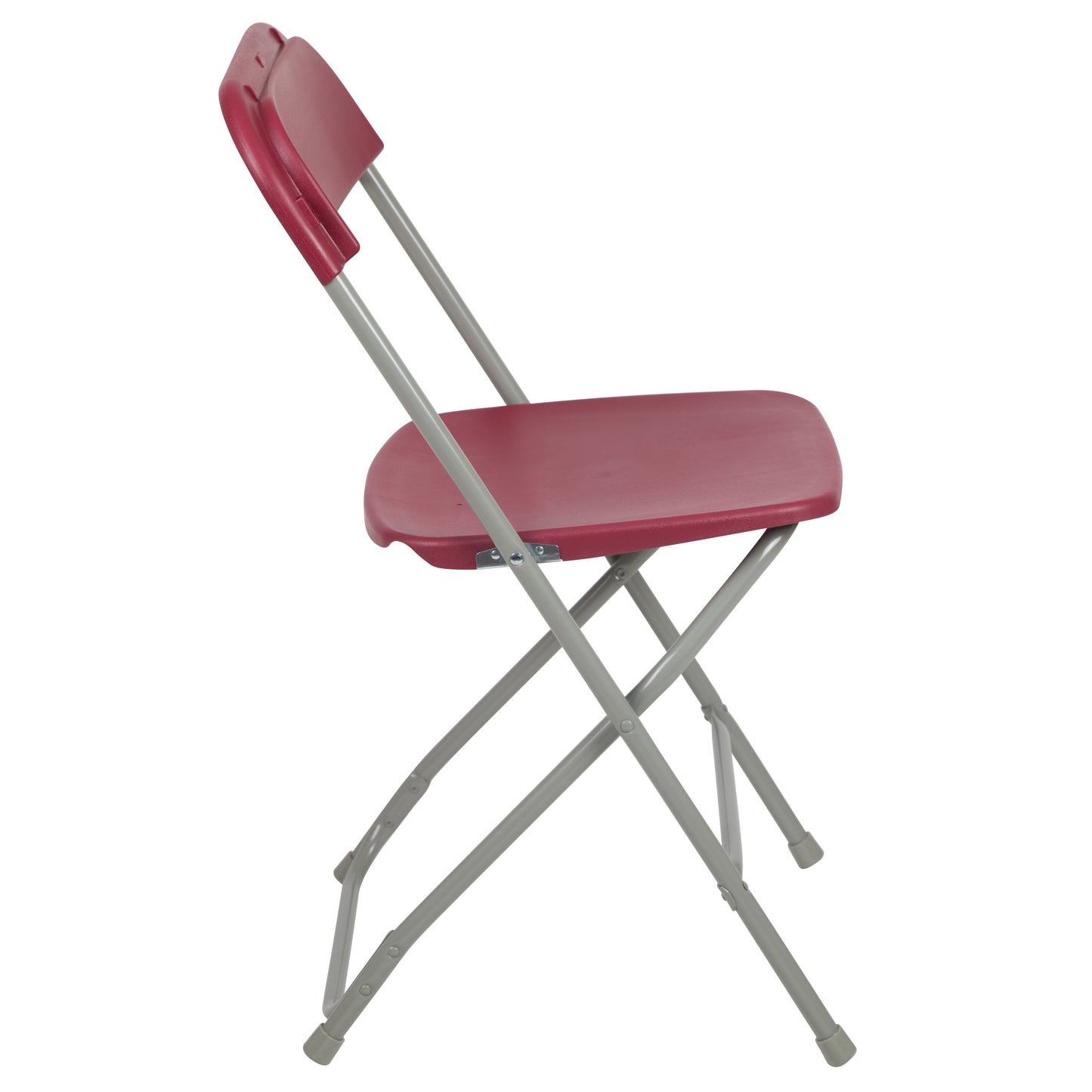 Hercules Series Plastic Folding Chair Red - 2 Pack 650LB Weight Capacity Comfortable Event Chair - Lightweight Folding Chair Red