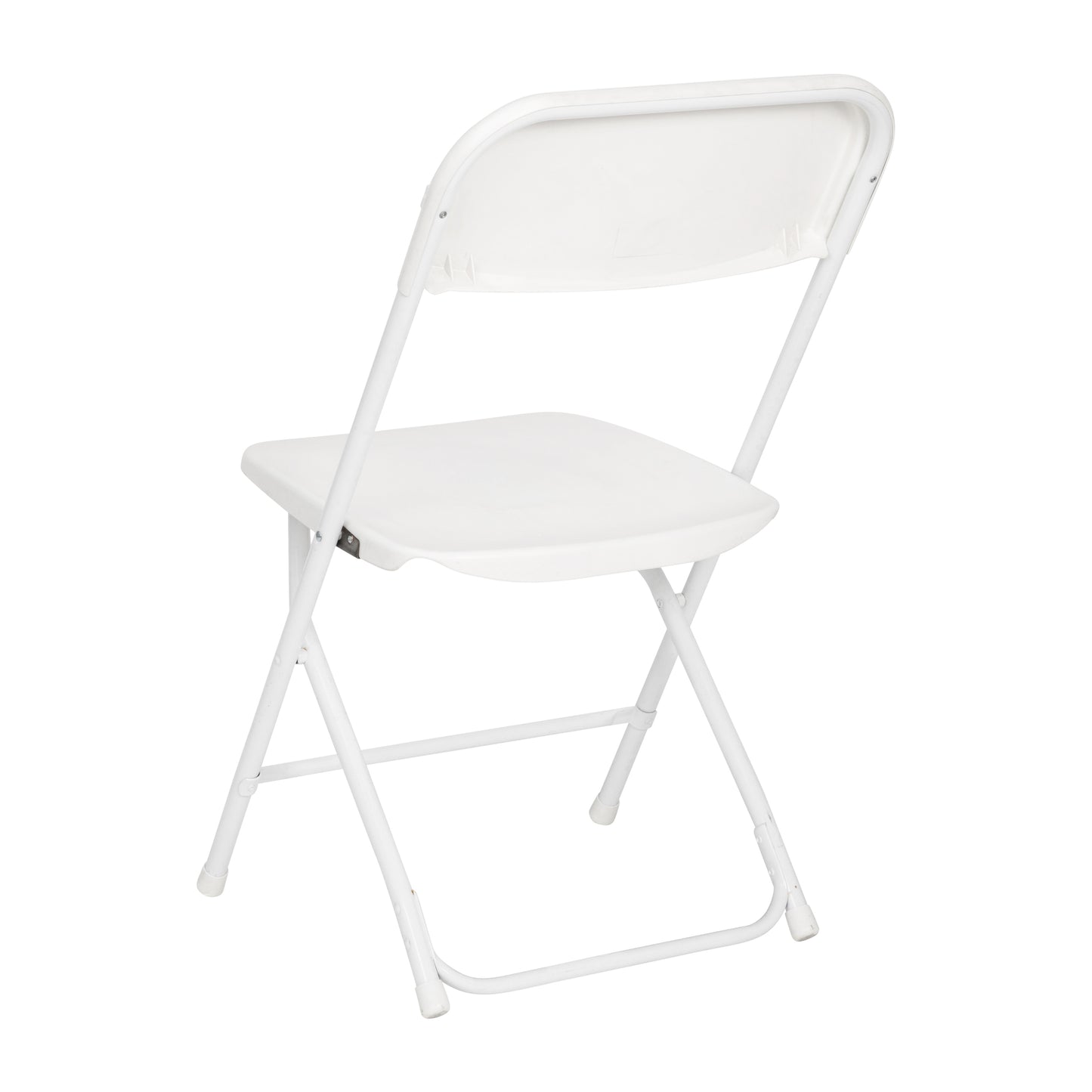 Hercules Big and Tall Commercial Folding Chair - Extra Wide 650LB. Capacity - Durable Plastic - White, 4-Pack White